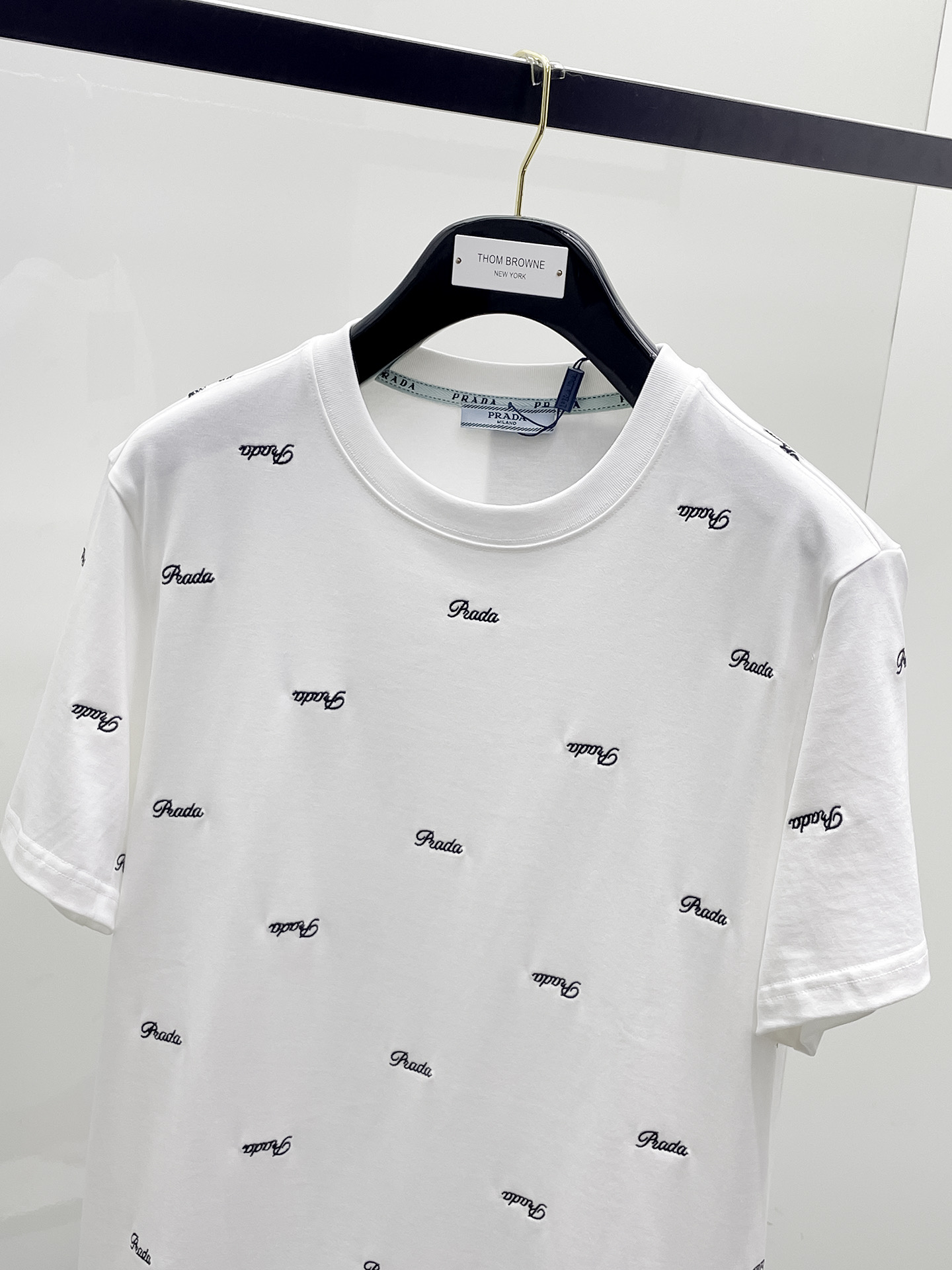 Prada Couple Basic Clothing Cotton S-l-xl