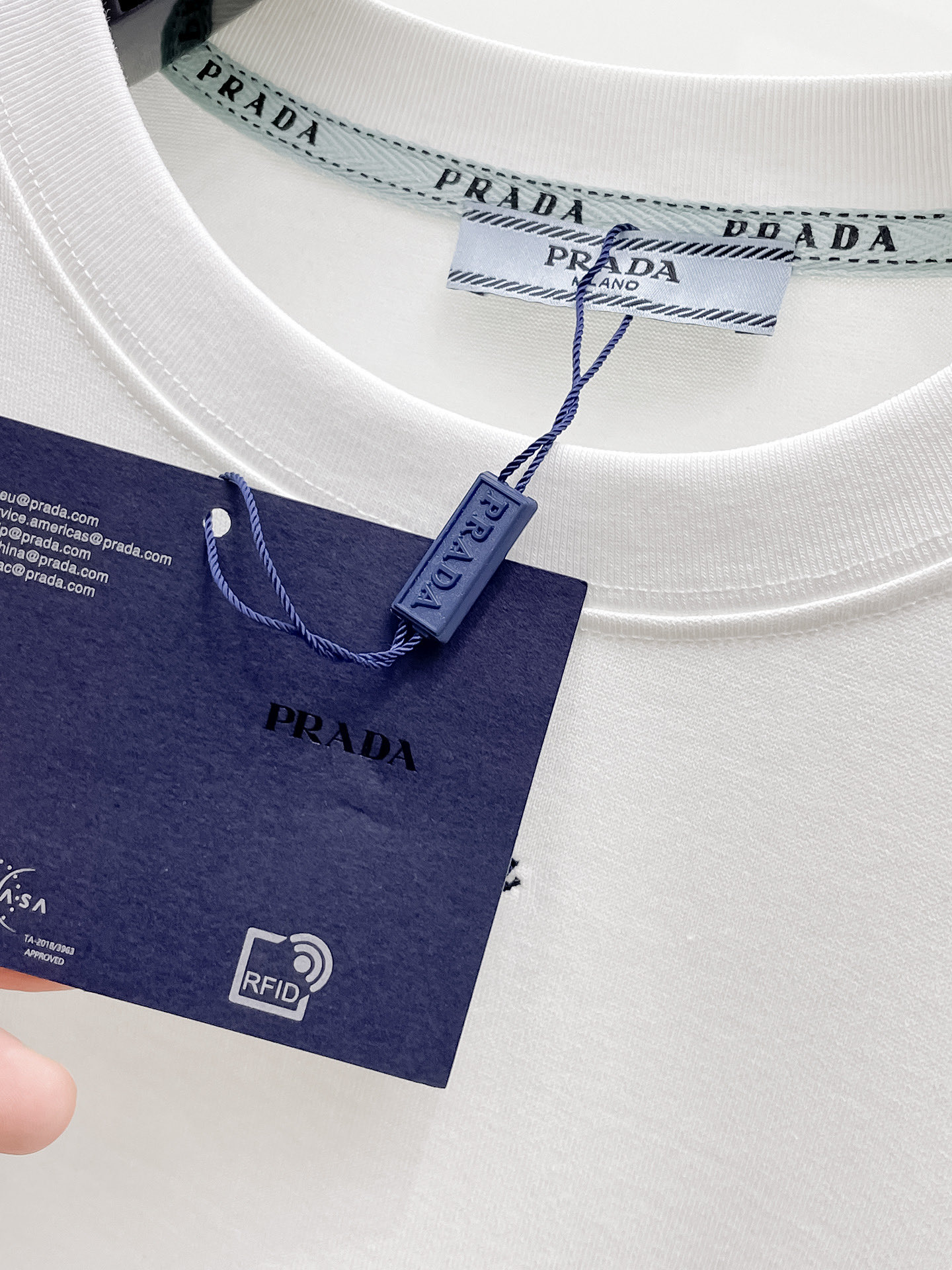Prada Couple Basic Clothing Cotton S-l-xl
