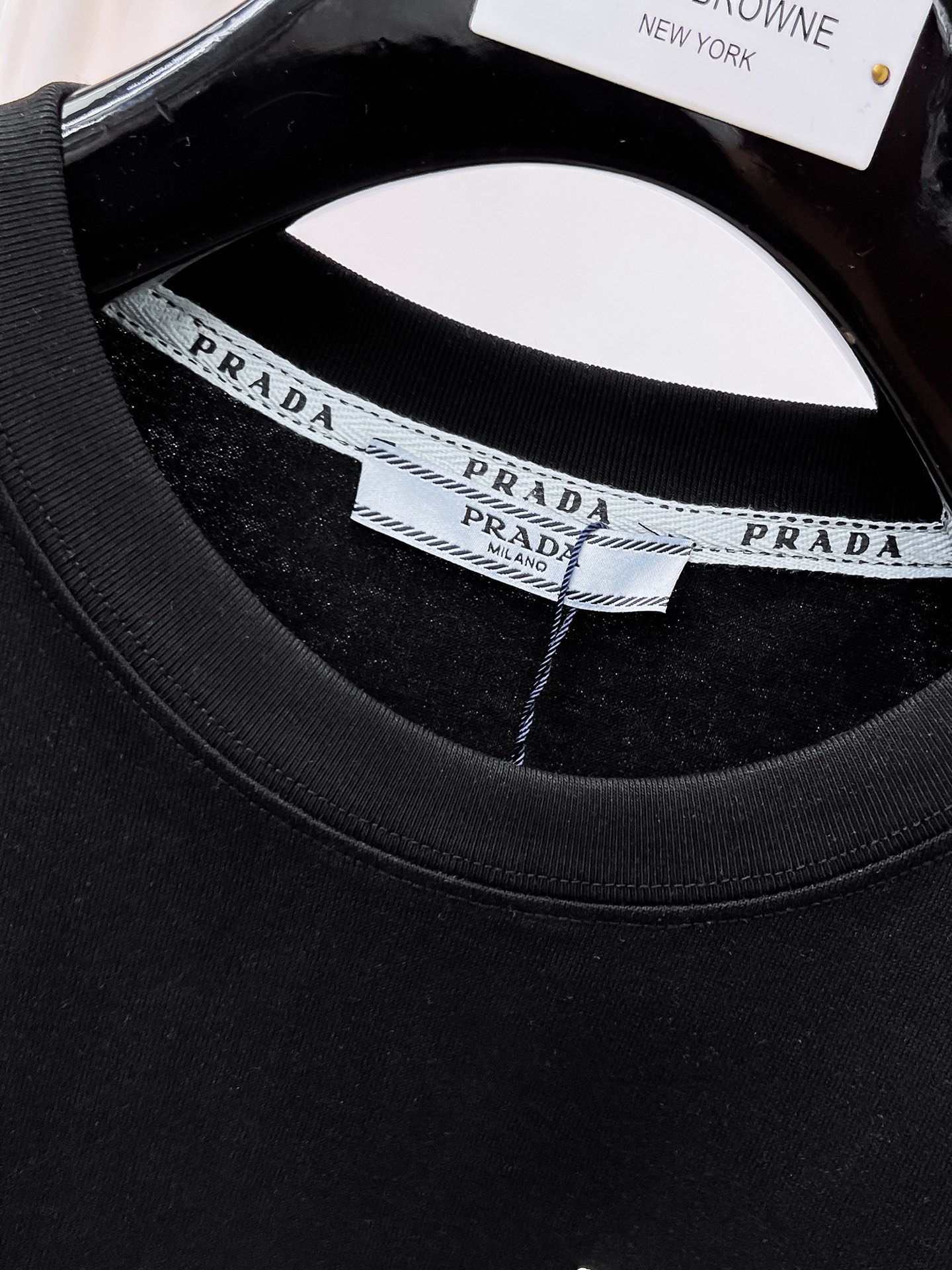 Prada Basic Clothing Cotton Black S-l-xxl-175130