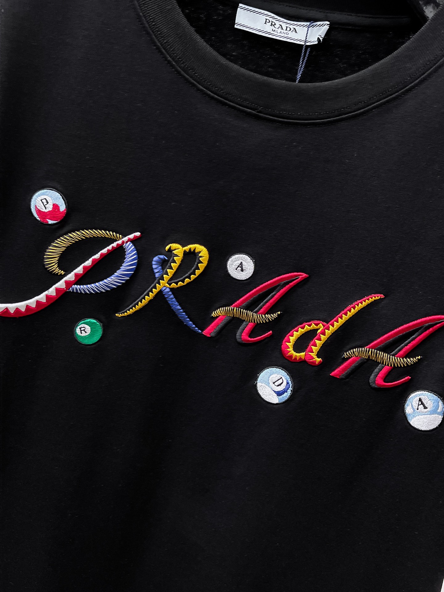 Prada Basic Clothing Cotton Black S-l-xxl-175130