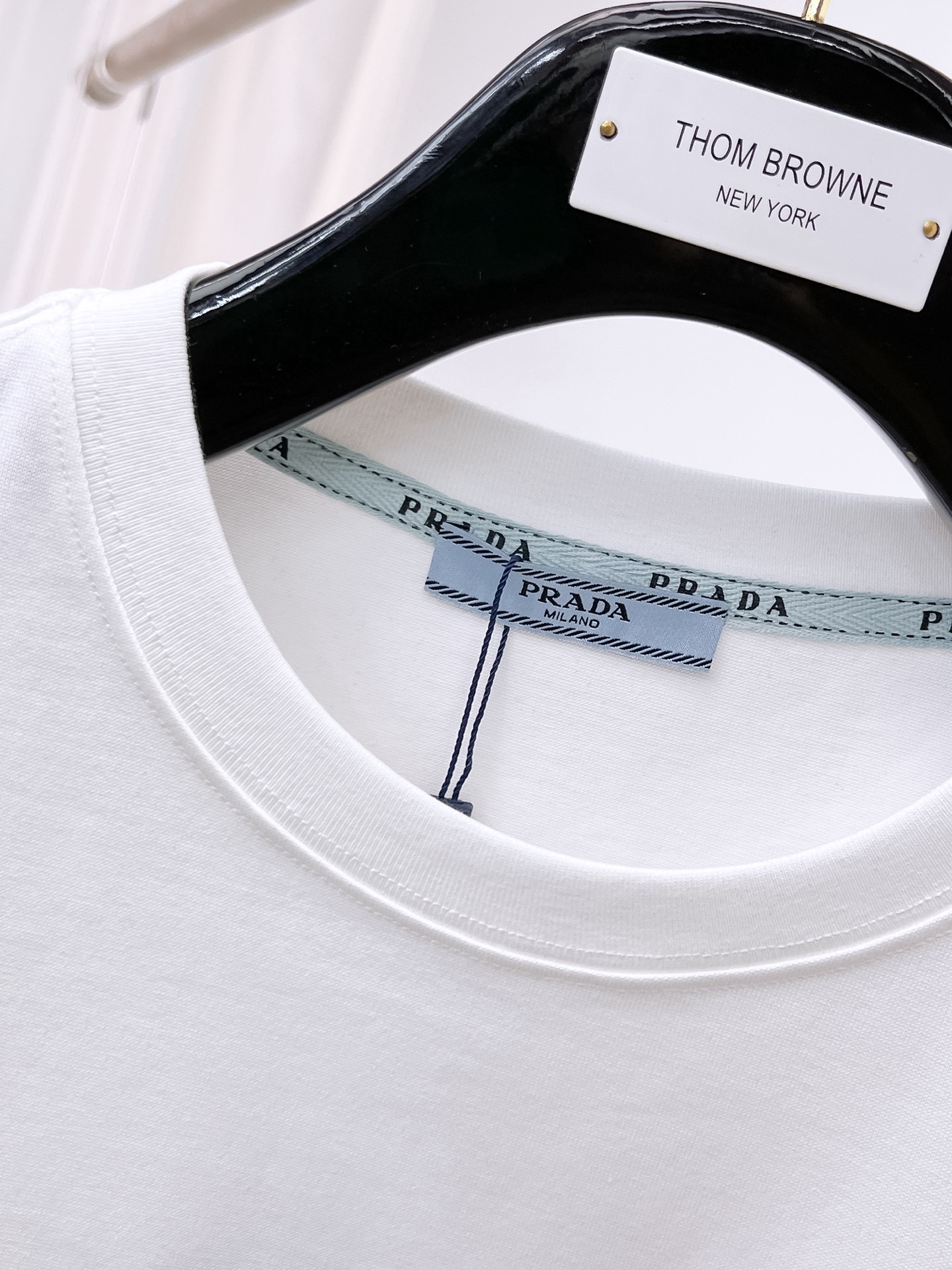 Prada Basic Clothing Cotton Black S-l-xxl-175130