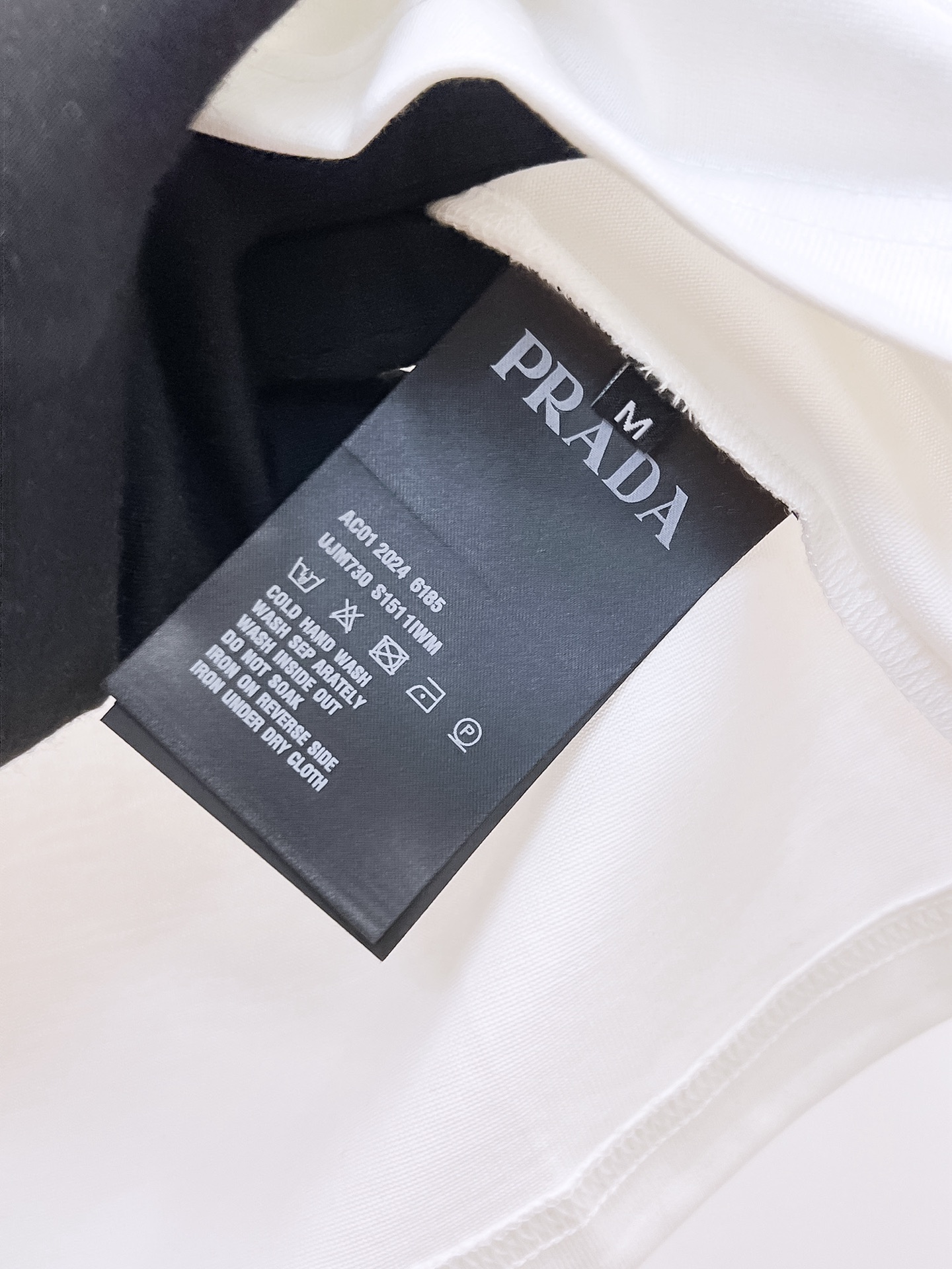 Prada Basic Clothing Cotton Black S-l-xxl-175130