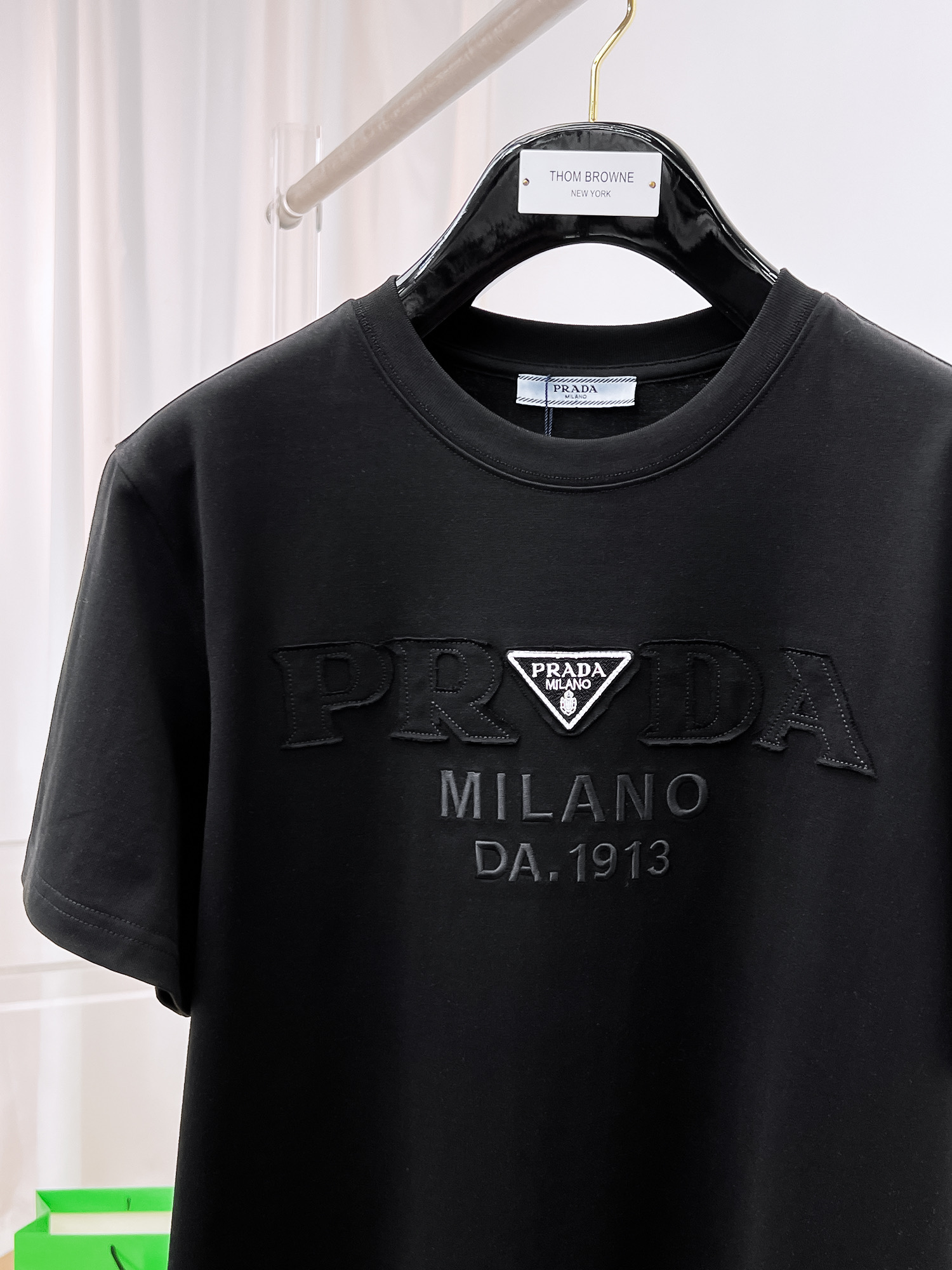 Prada Basic Clothing Cotton Black S-l-xxl-175130