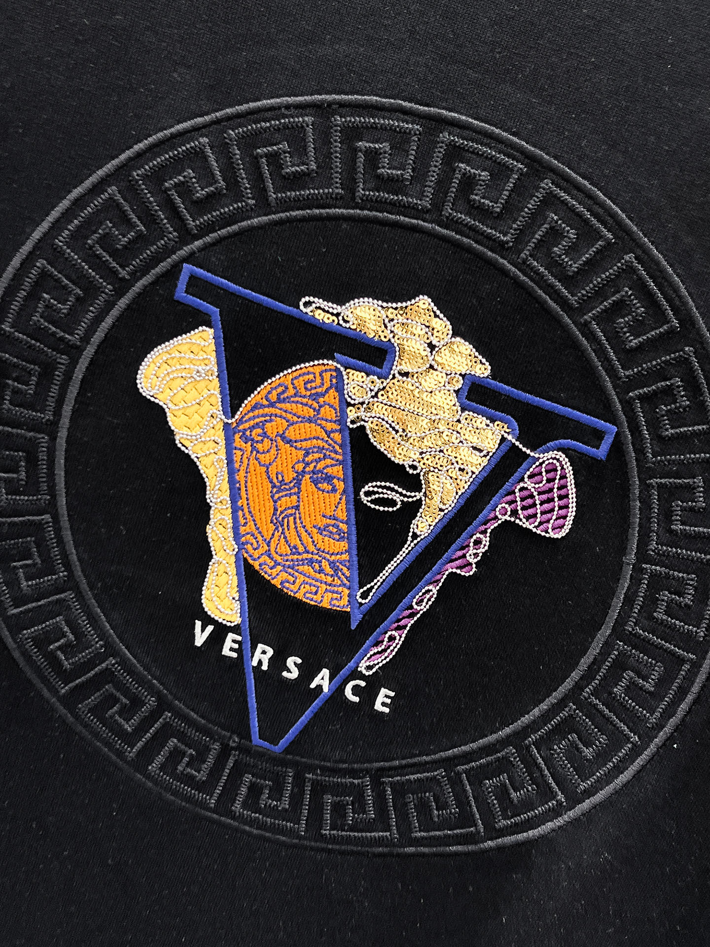 Versace Basic Clothing Cotton Black S-l-xl