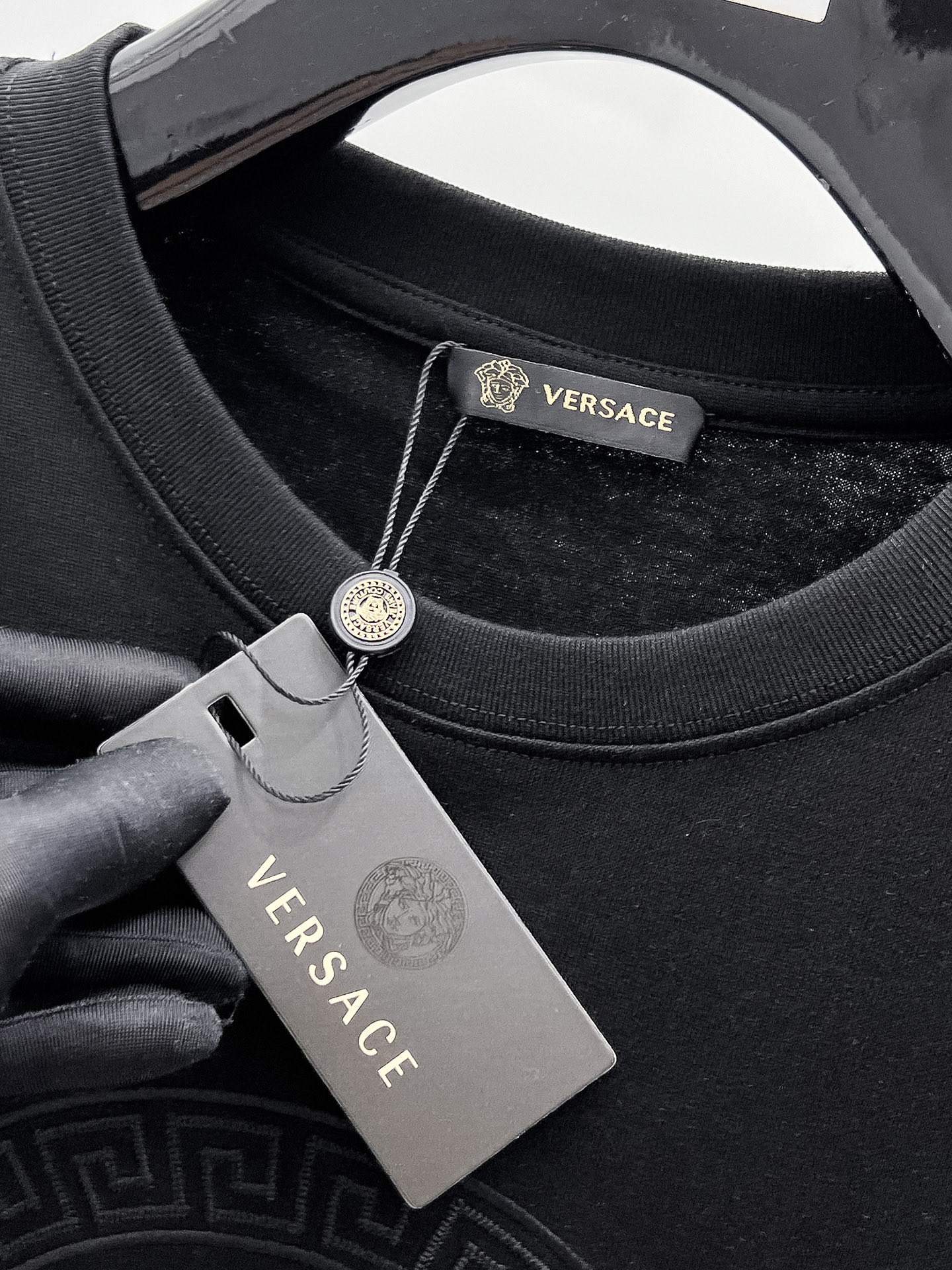 Versace Basic Clothing Cotton Black S-l-xl