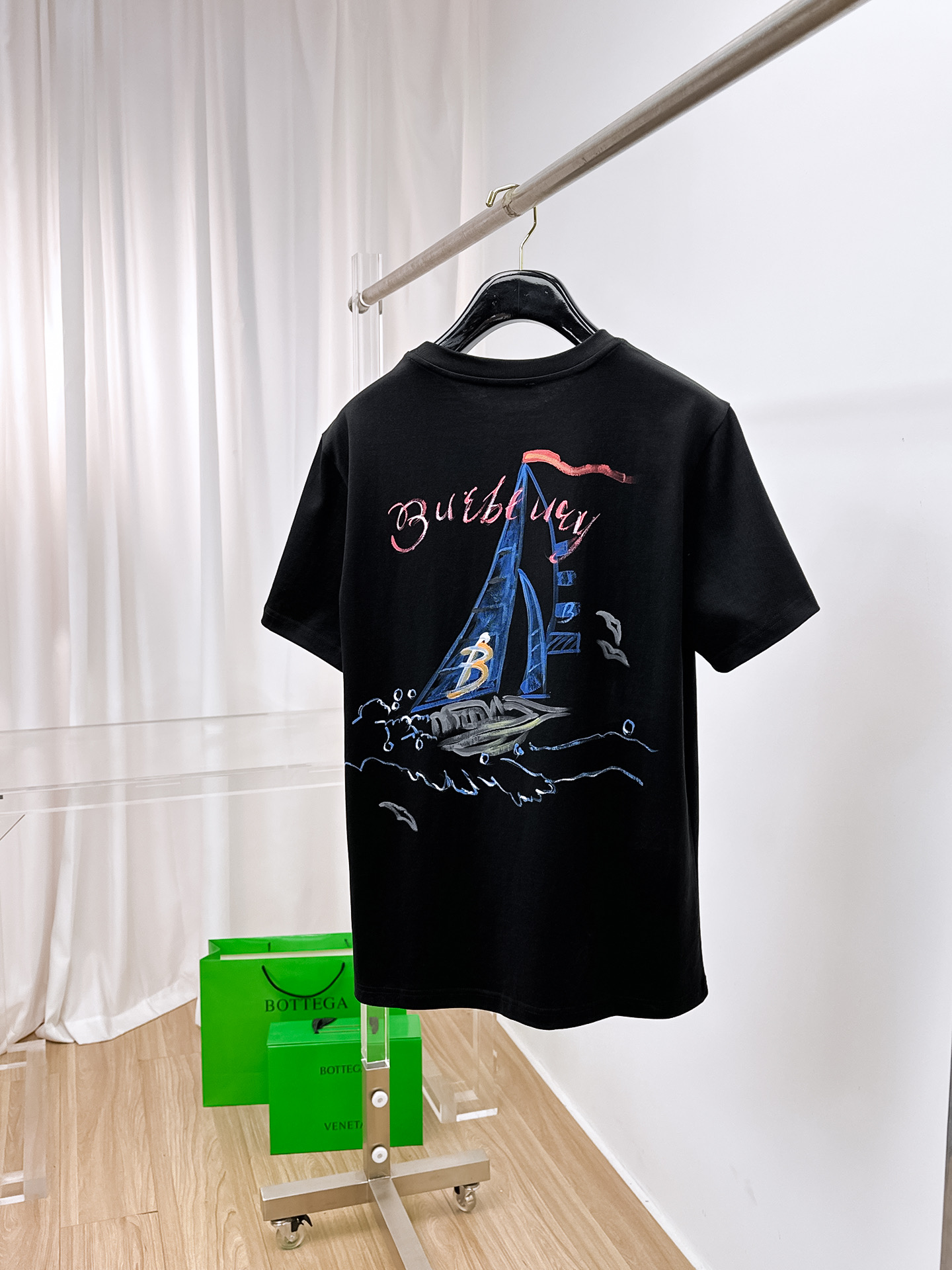 Burberry Basic Clothing Cotton Black S-l-xxl-175130