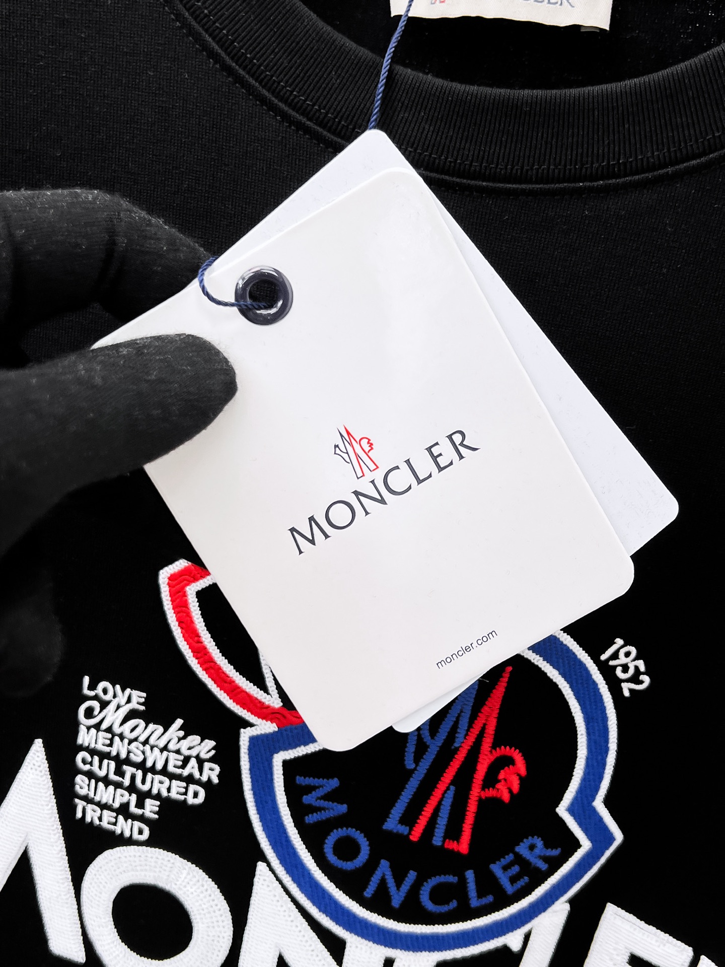 Moncler Basic Clothing Cotton Black S-m-l-xxl-175130