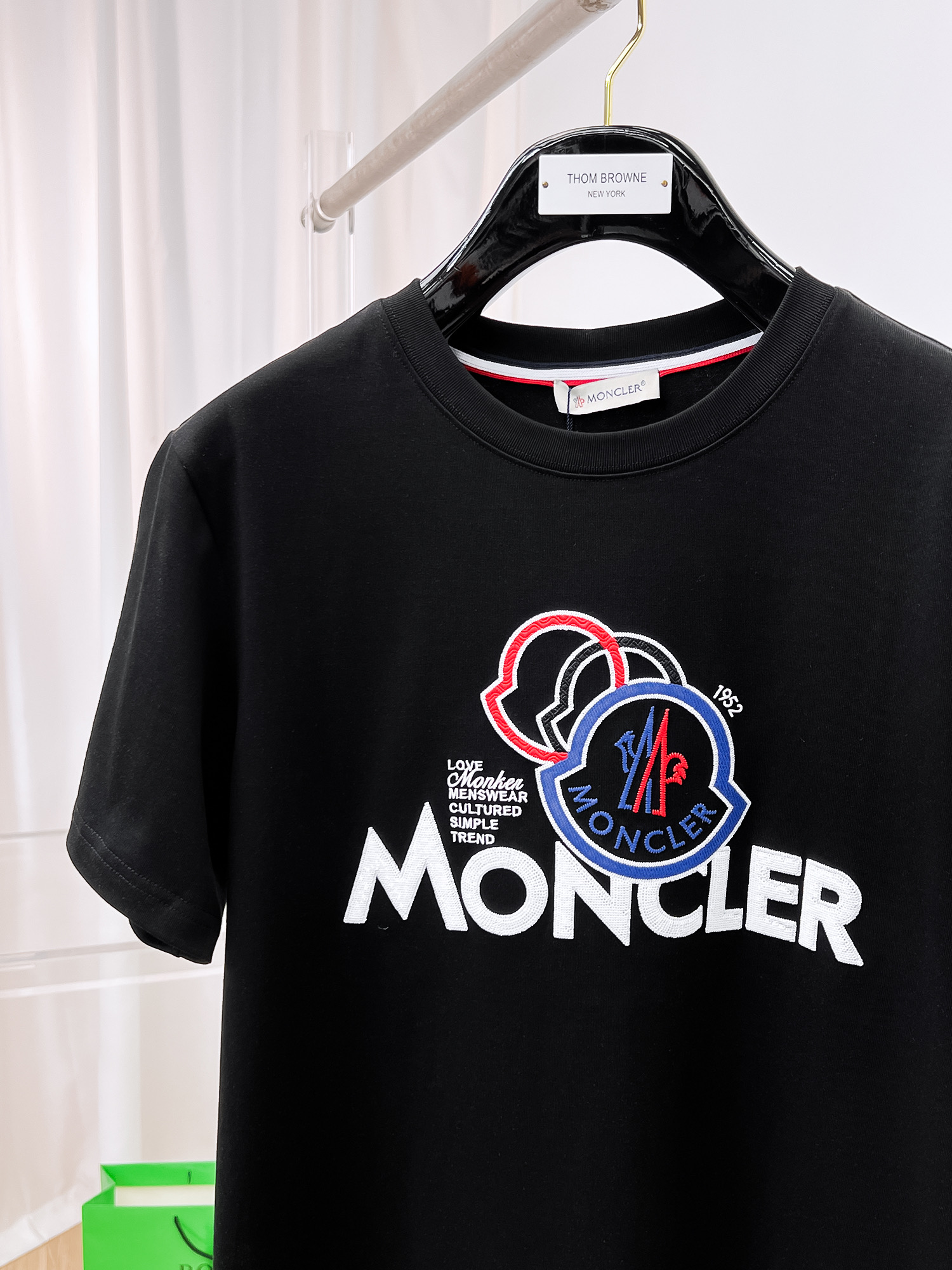 Moncler Basic Clothing Cotton Black S-m-l-xxl-175130