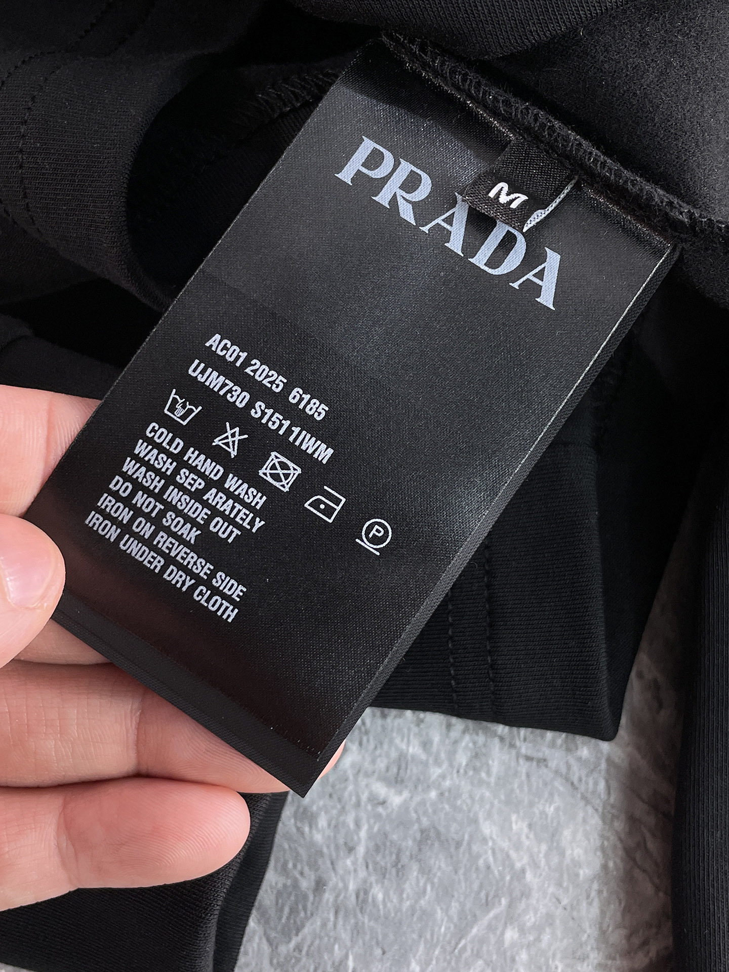 Prada Male Basic Clothing Cotton S-l-xxl
