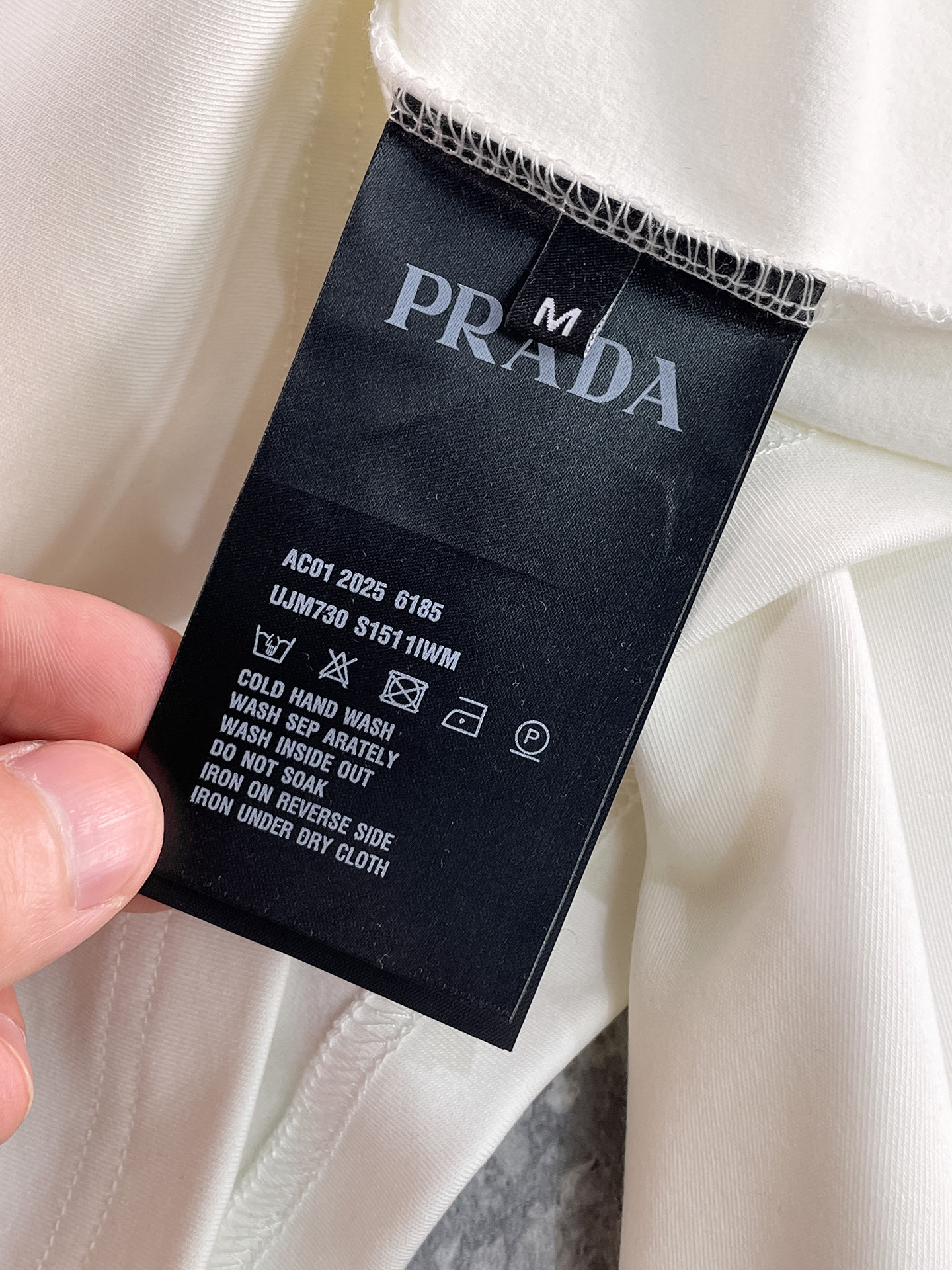 Prada Male Basic Clothing Cotton S-l-xxl