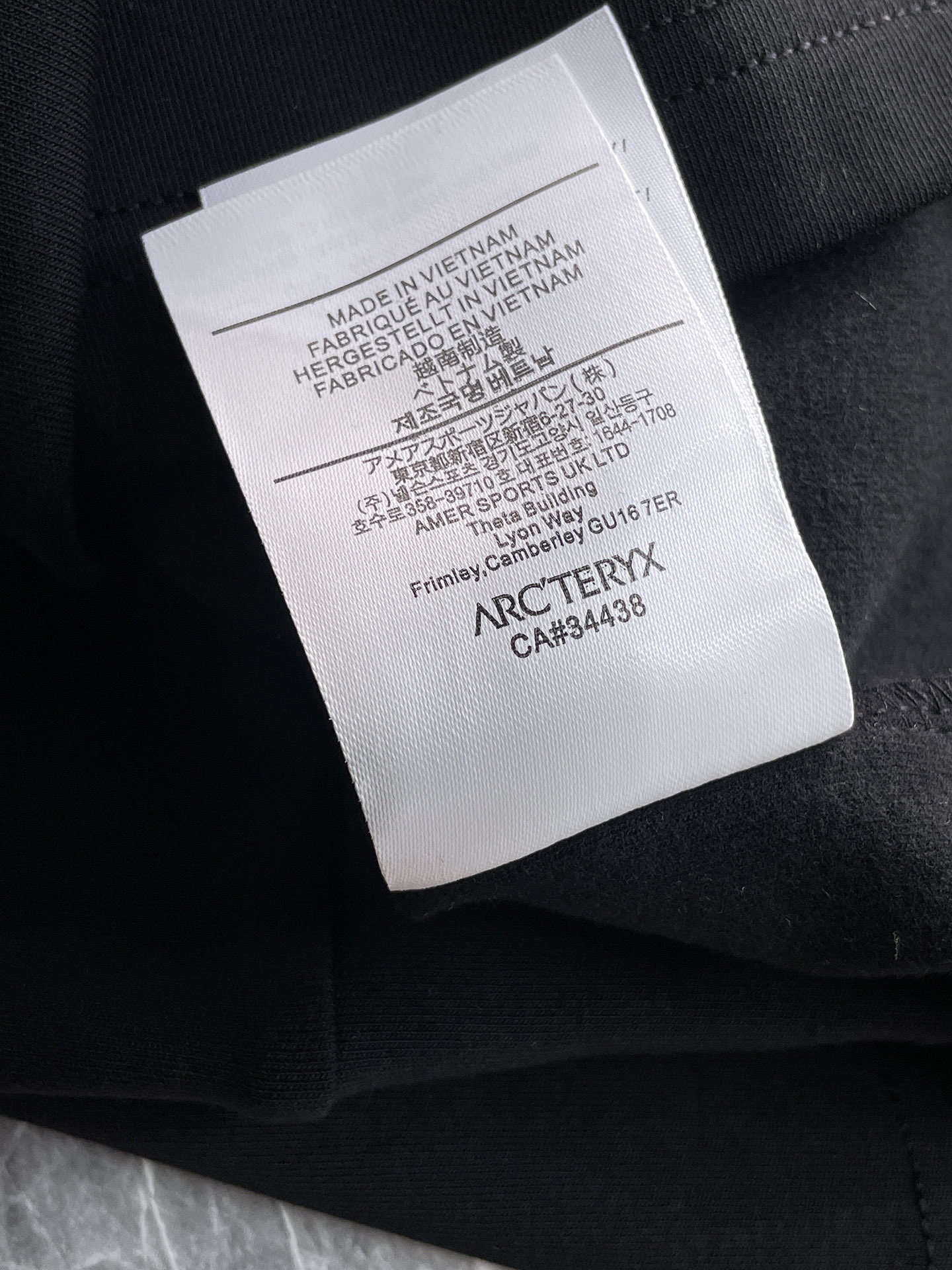 Arcteryx Male Basic Clothing Cotton S-l-xxl