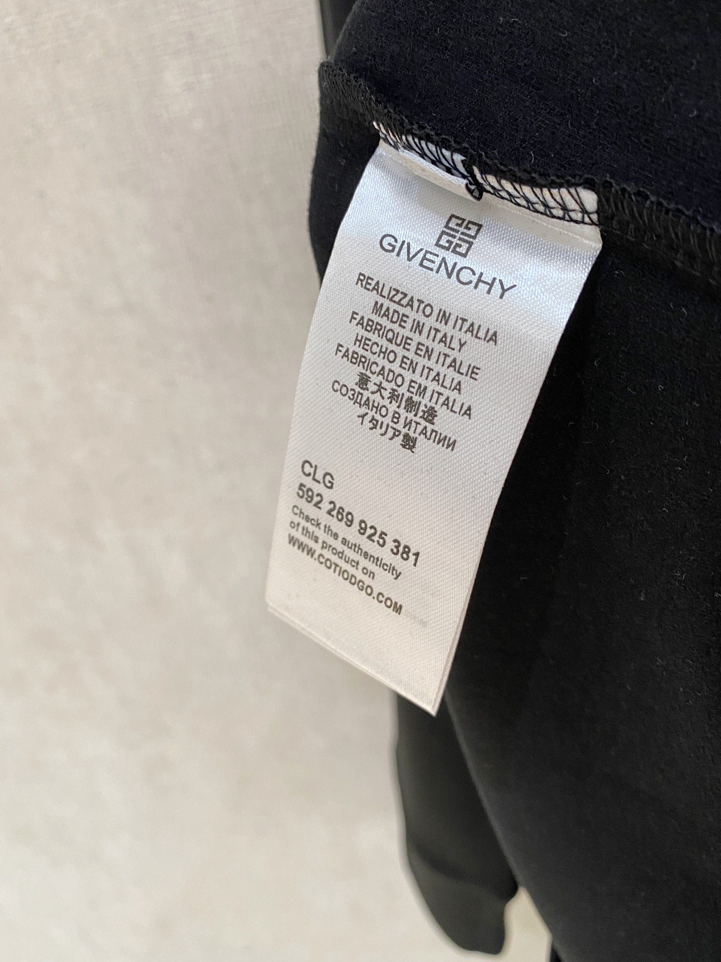 Givenchy Male Basic Clothing S-l-xl