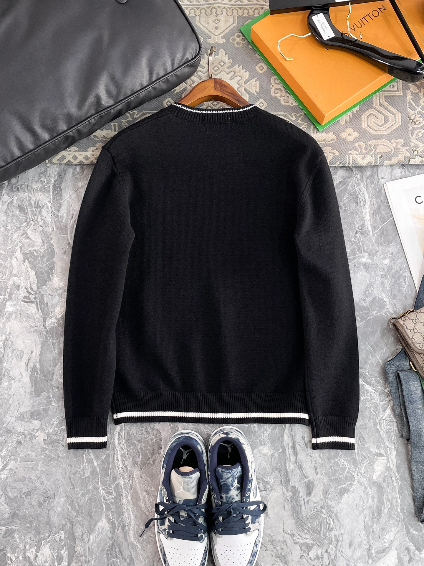 Prada Couple Basic Clothing Wool S-m-xl