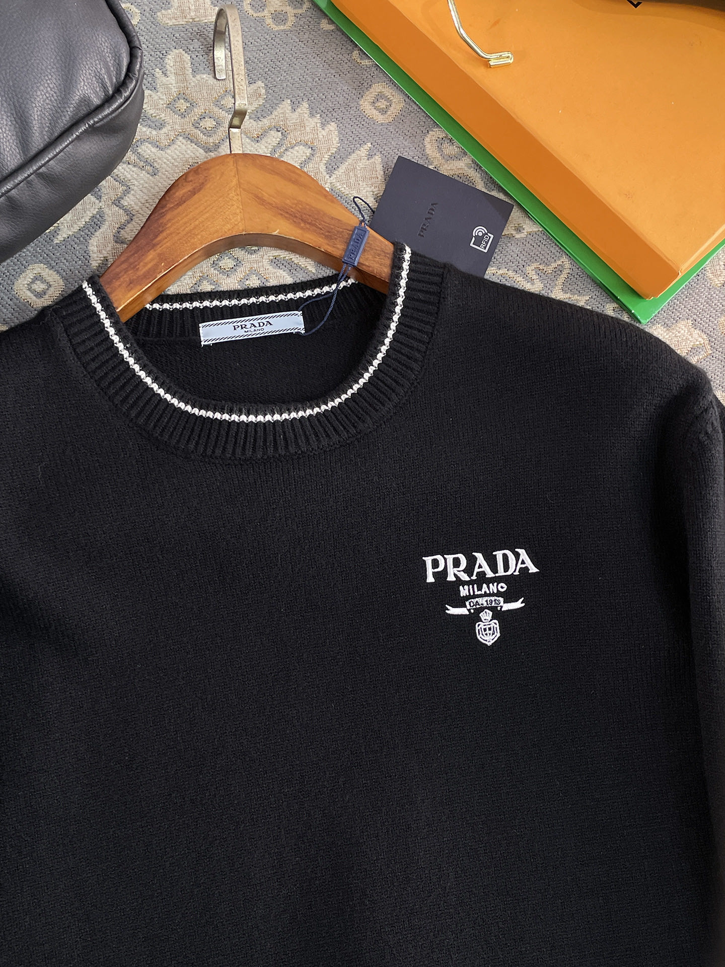 Prada Couple Basic Clothing Wool S-m-xl