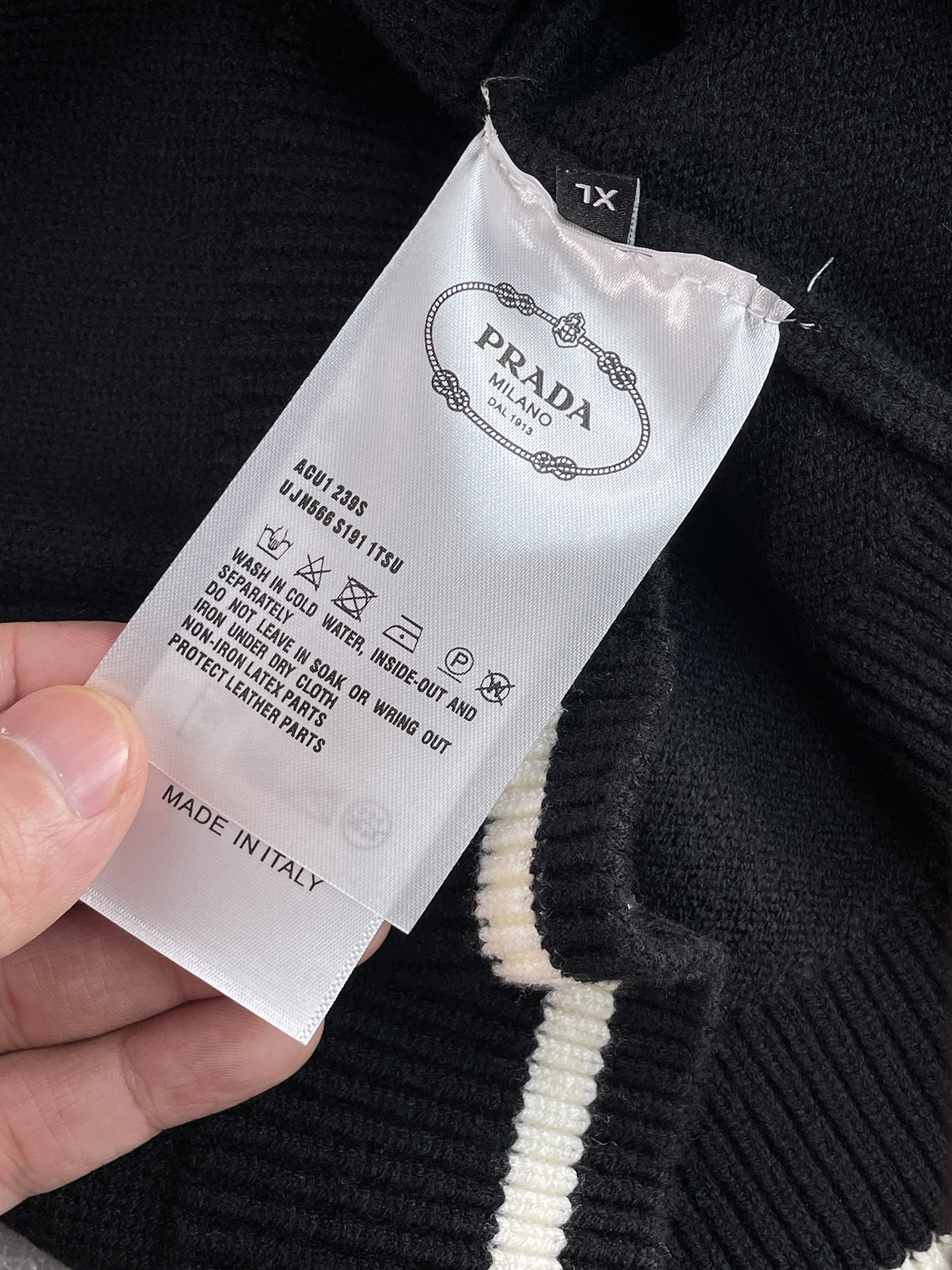 Prada Couple Basic Clothing Wool S-m-xl