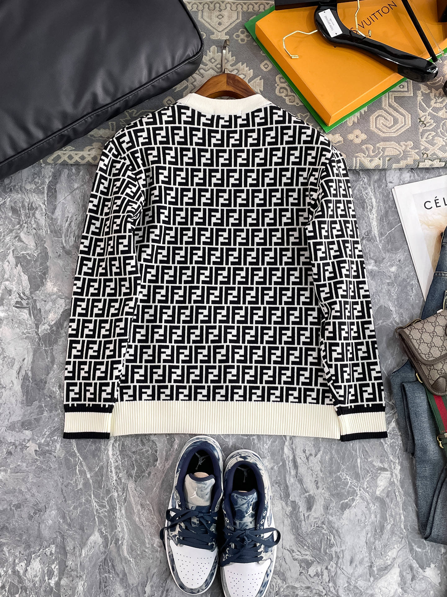 Fendi Couple Basic Clothing Wool S-m-xl