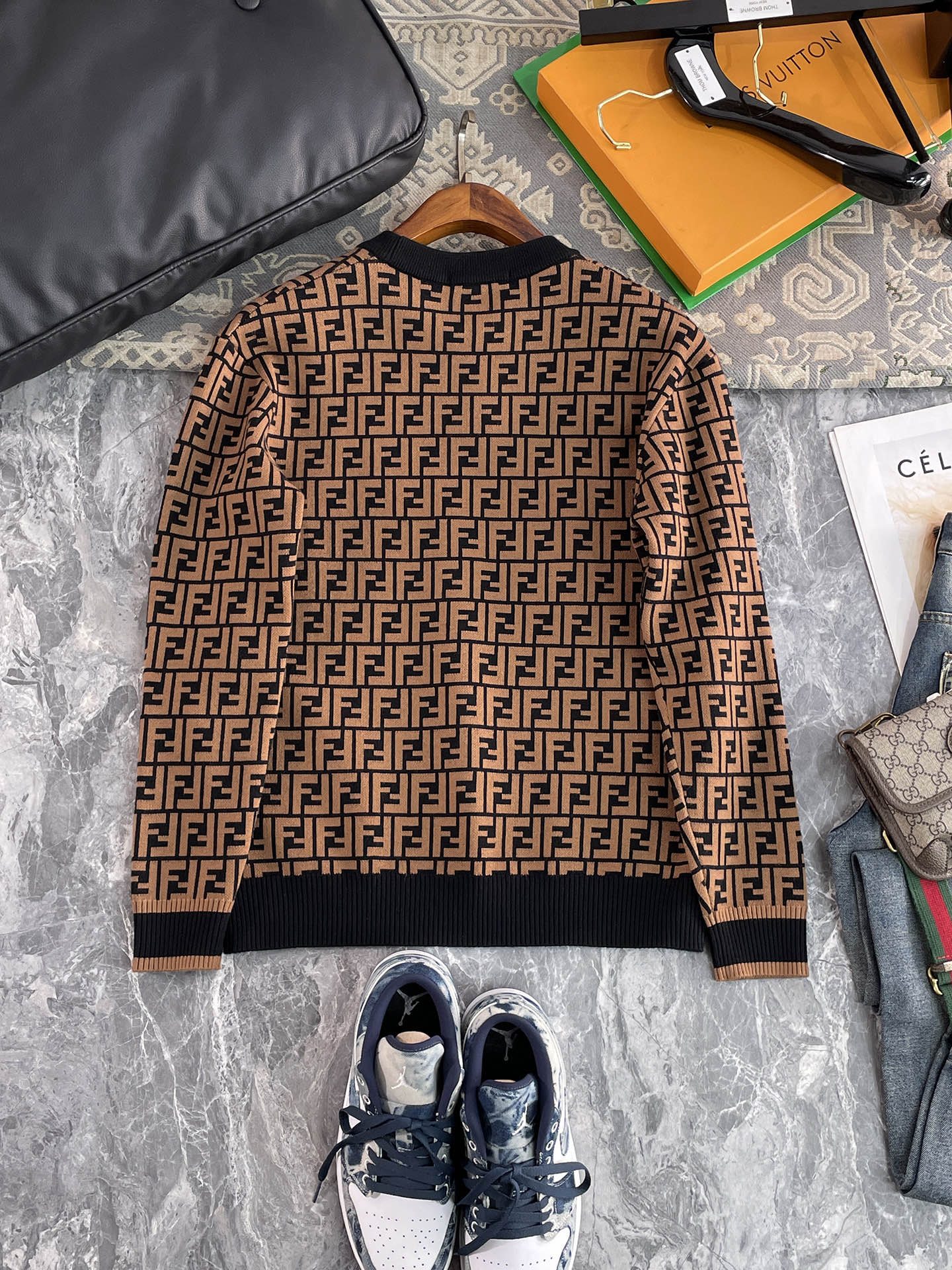 Fendi Couple Basic Clothing Wool S-m-xl