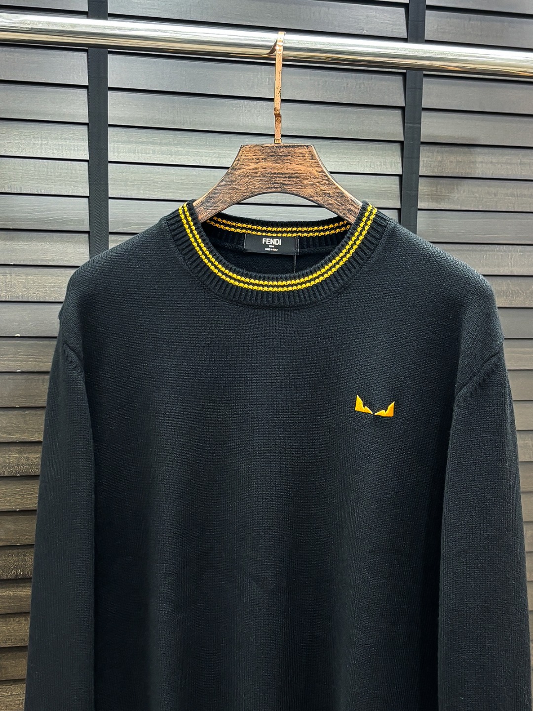 Fendi Basic Clothing Knitted Black M-l-xl