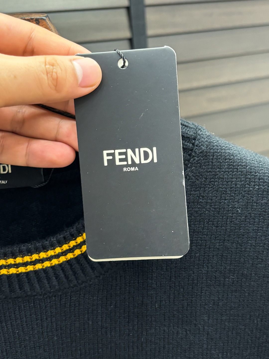 Fendi Basic Clothing Knitted Black M-l-xl