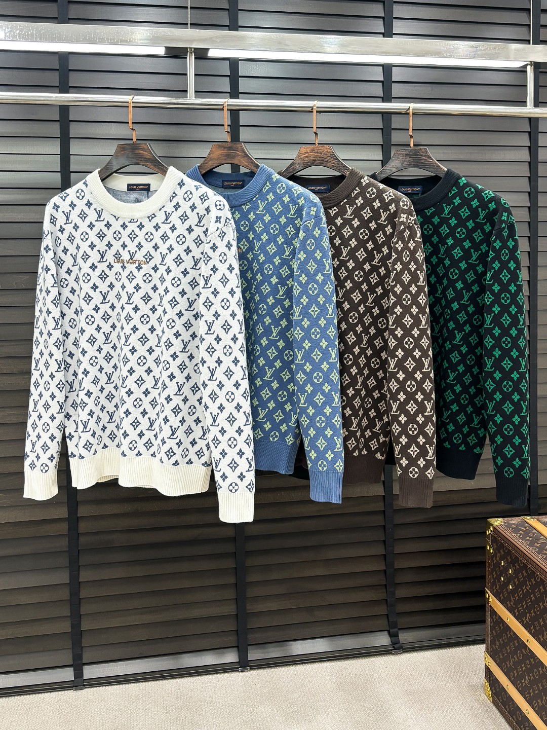 Louis Vuitton Basic Clothing Knitted White S-m-l-xl