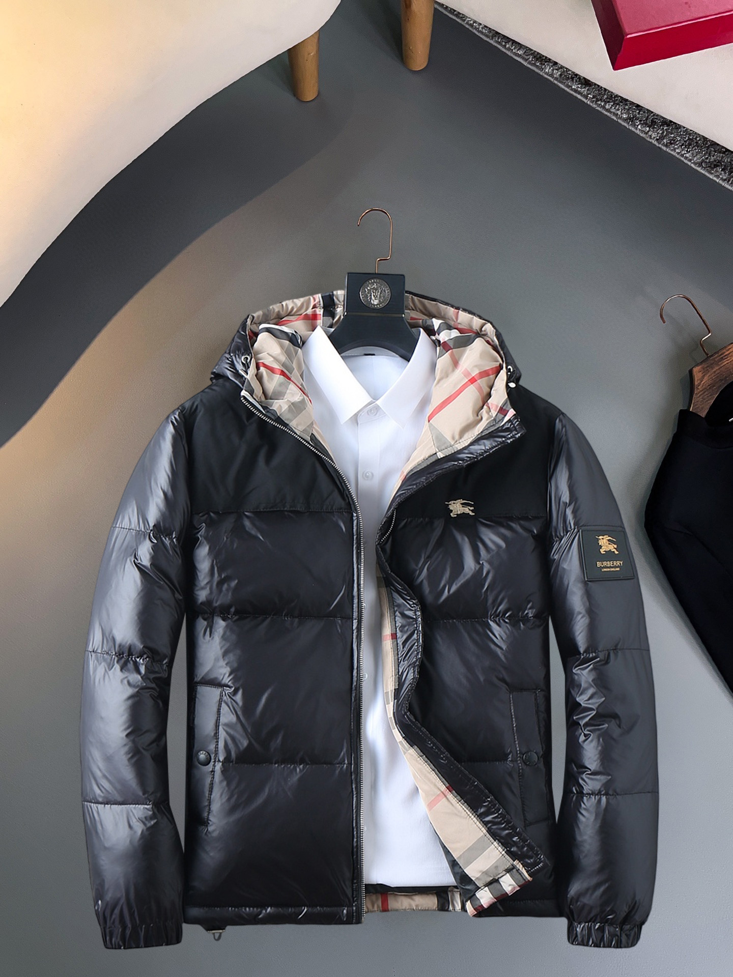 Burberry Down Jacket Goose Down M-l-xl