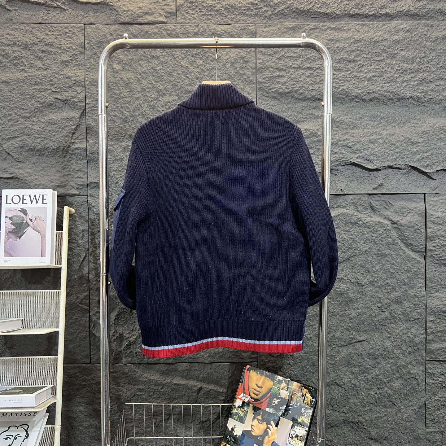Moncler Down Jacket Knitted M-l-xl