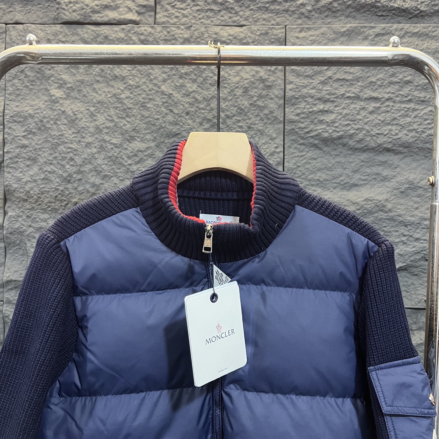 Moncler Down Jacket Knitted M-l-xl