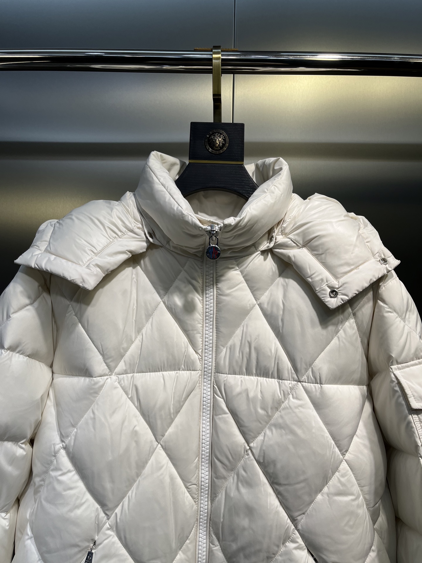 Moncler Couple Down Jacket White Duck Down S-m-l