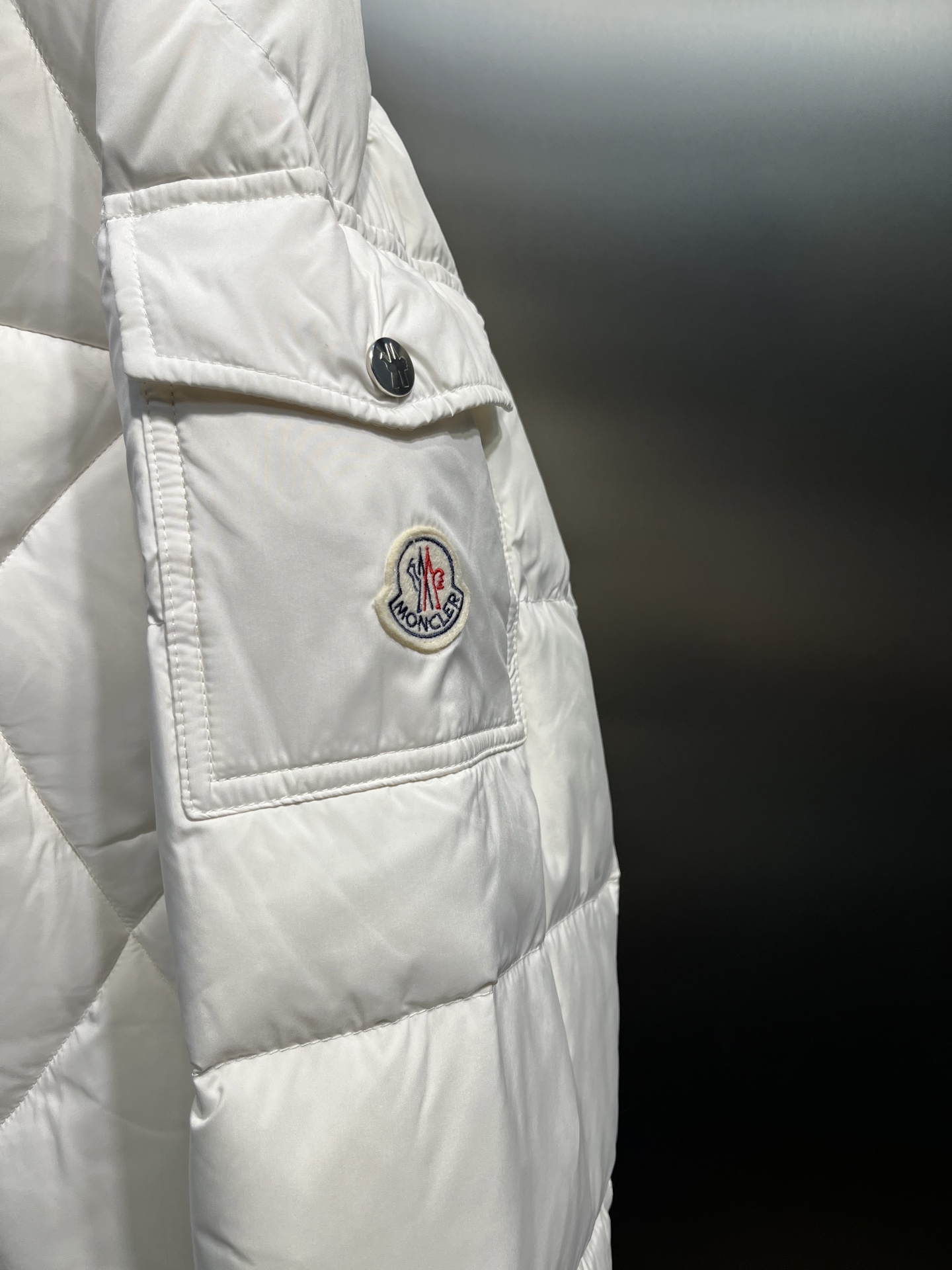 Moncler Couple Down Jacket White Duck Down S-m-l