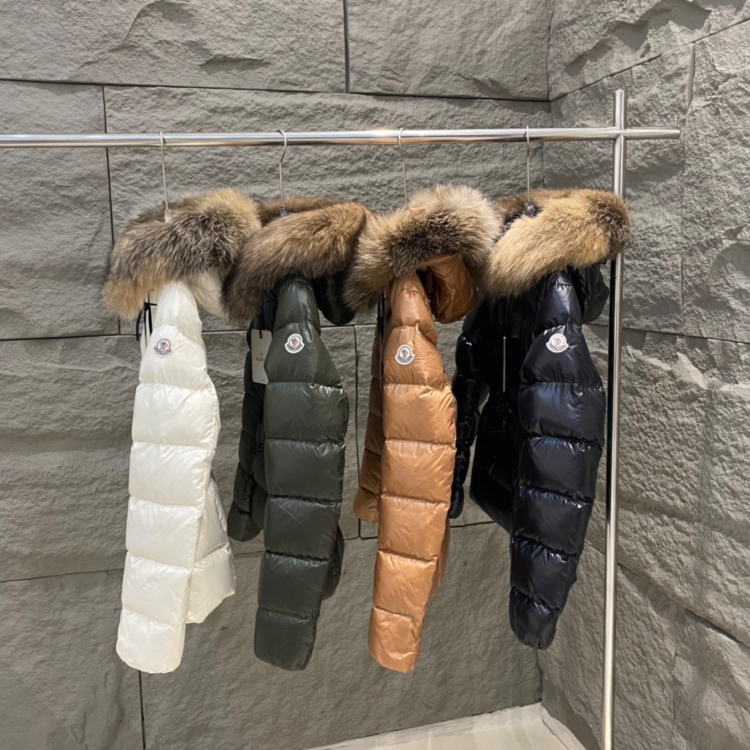 Moncler Female Down Jacket Black Hooded S-m-l