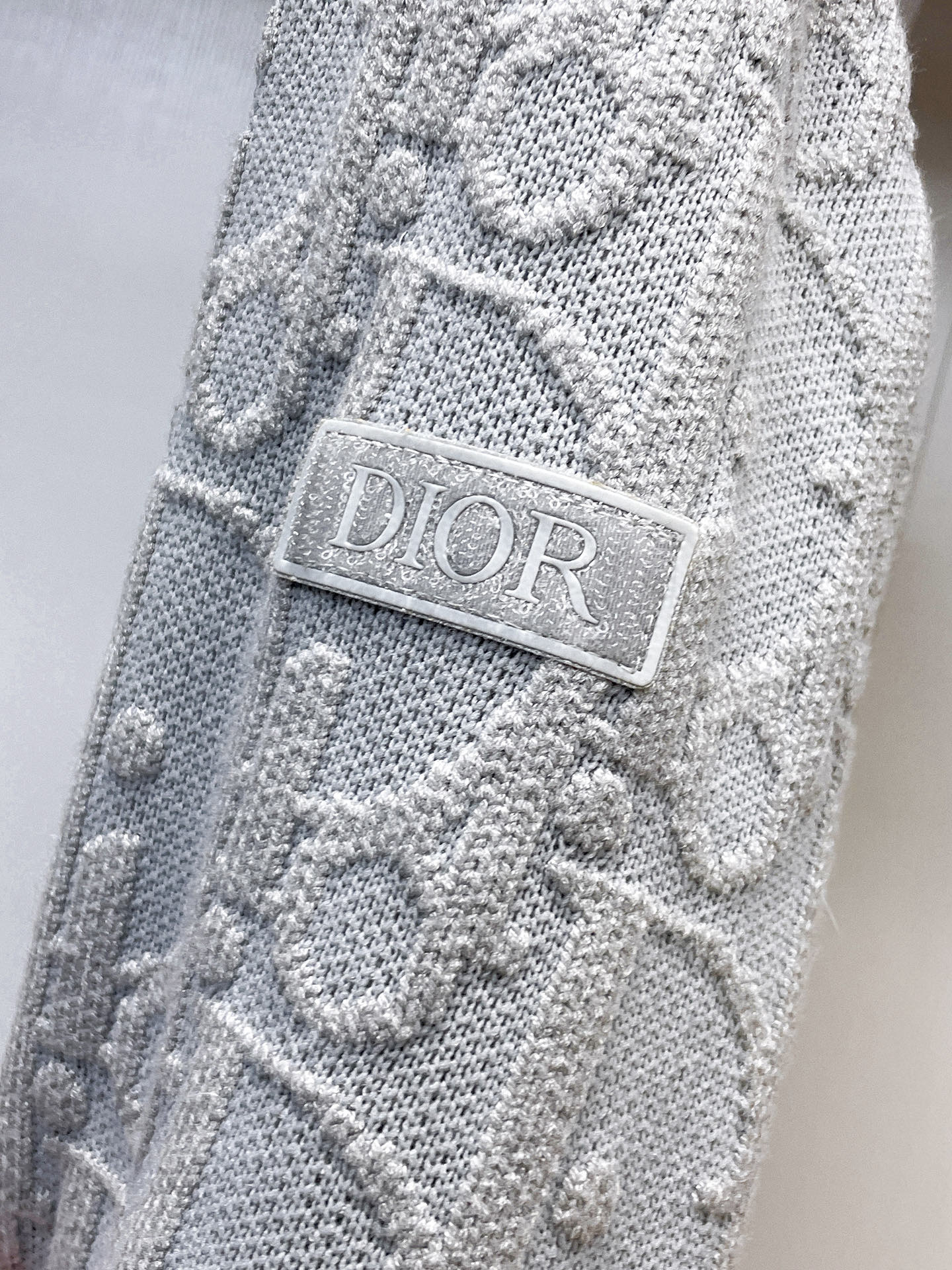 Dior Down Jacket Knitted Black M-xl