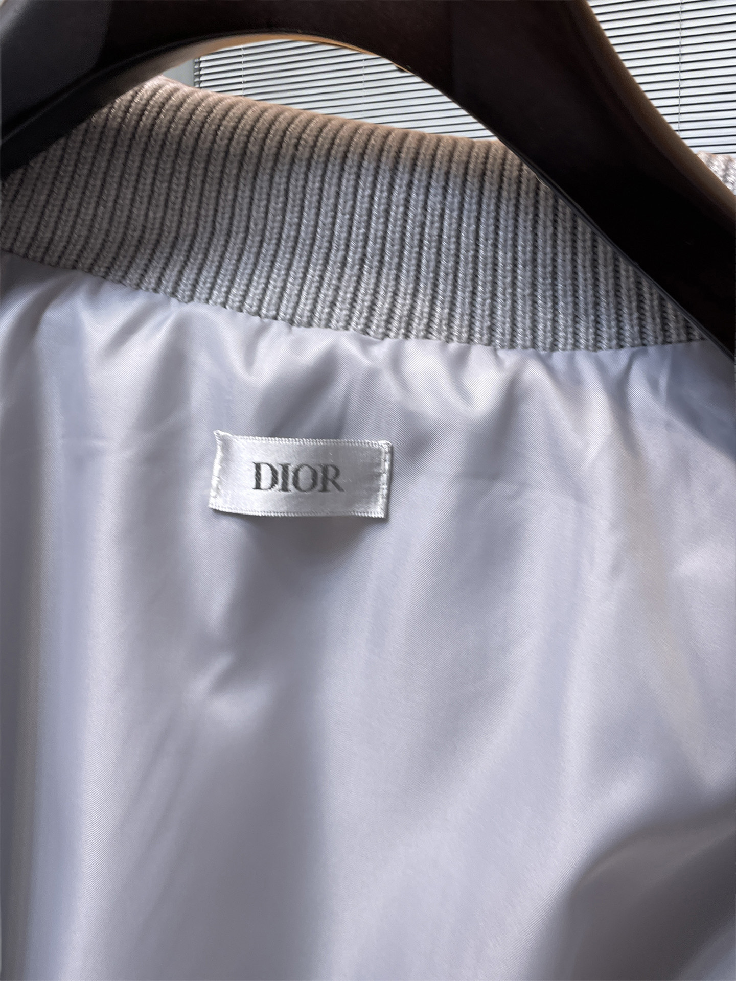 Dior Down Jacket Knitted Black M-xl