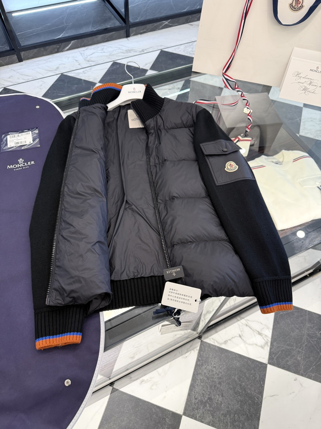 Moncler Male Basic Clothing Wool M-l-xl