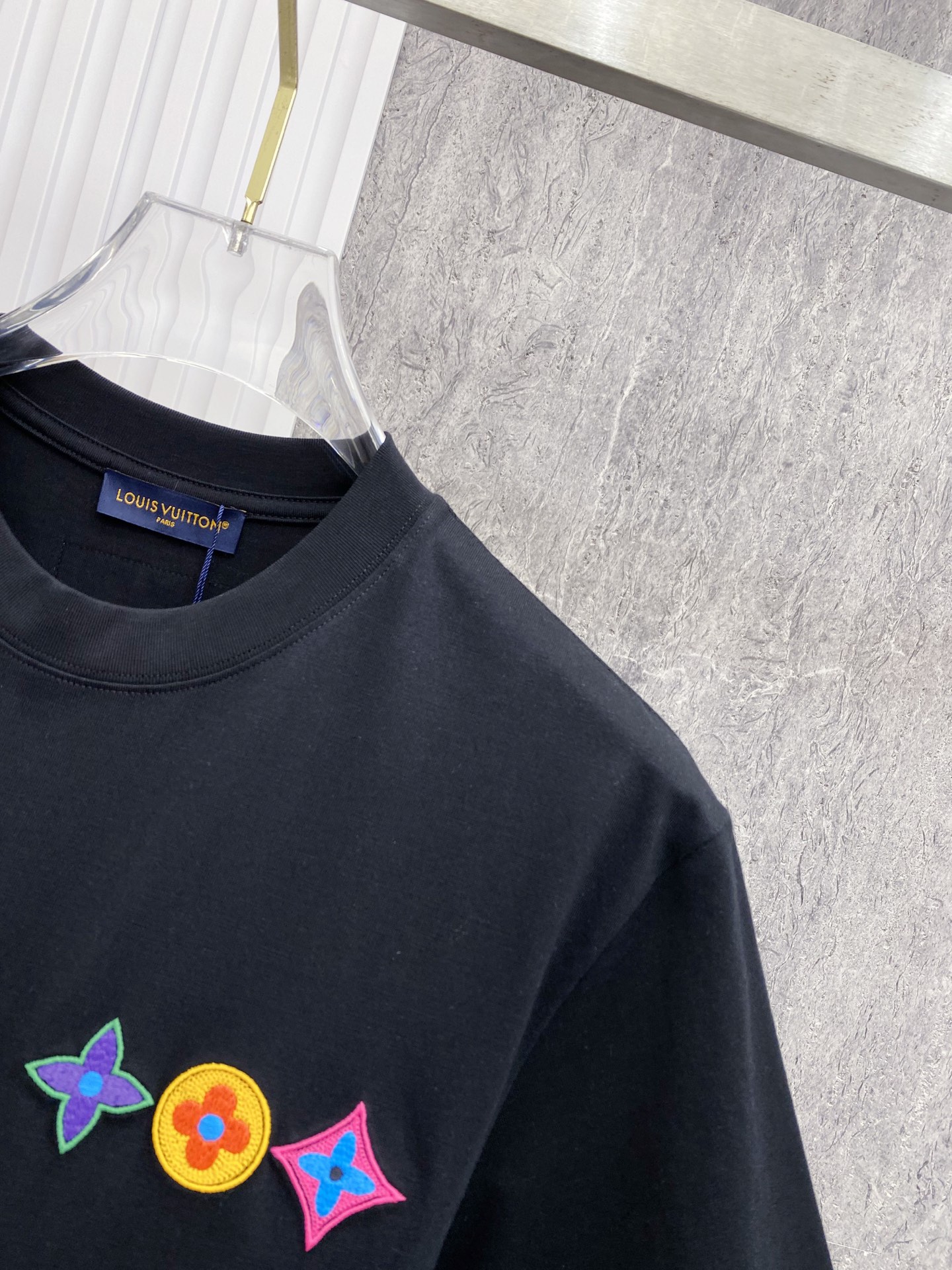 Louis Vuitton Basic Clothing Cotton Black S-l-xxl