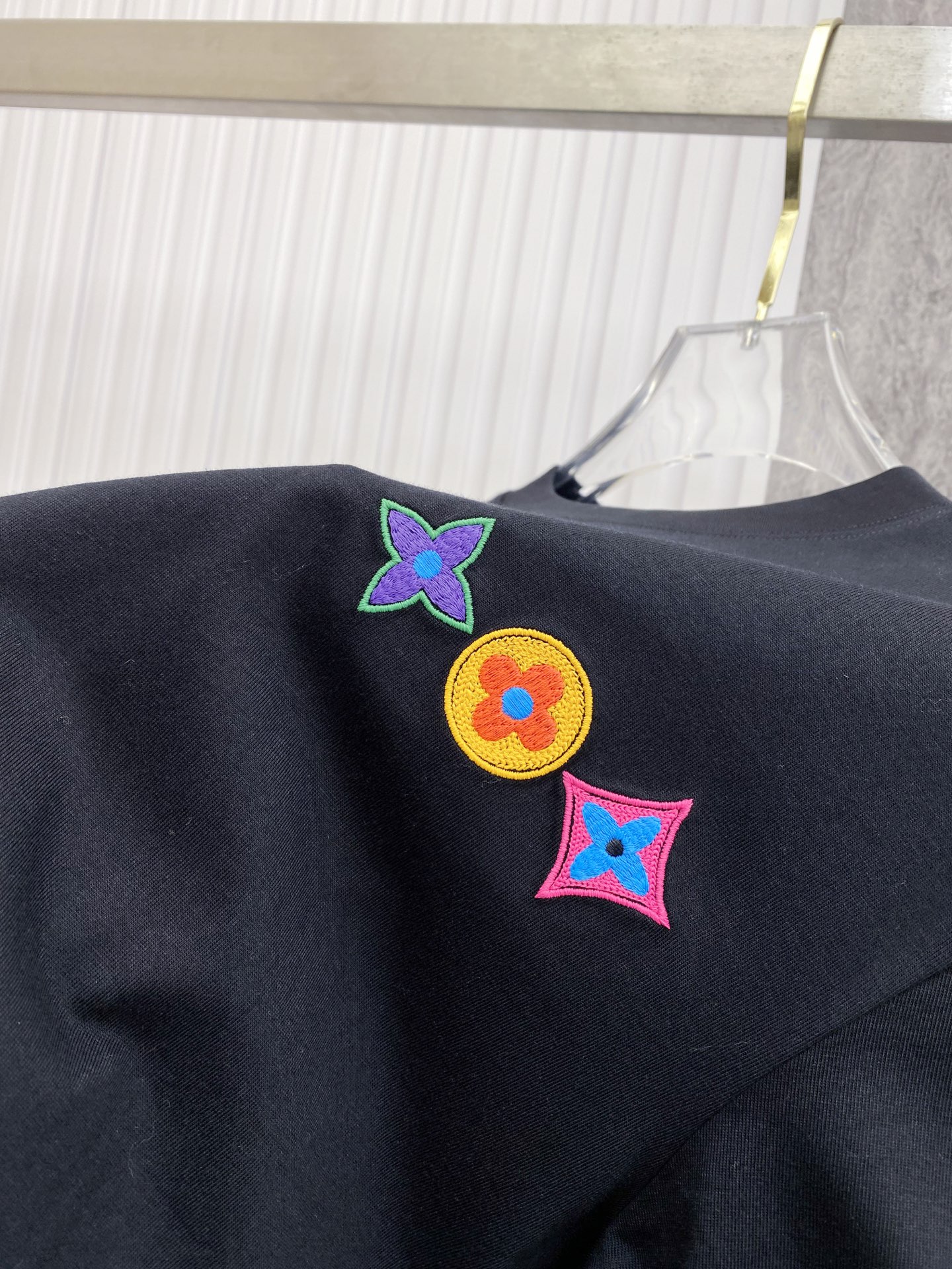 Louis Vuitton Basic Clothing Cotton Black S-l-xxl