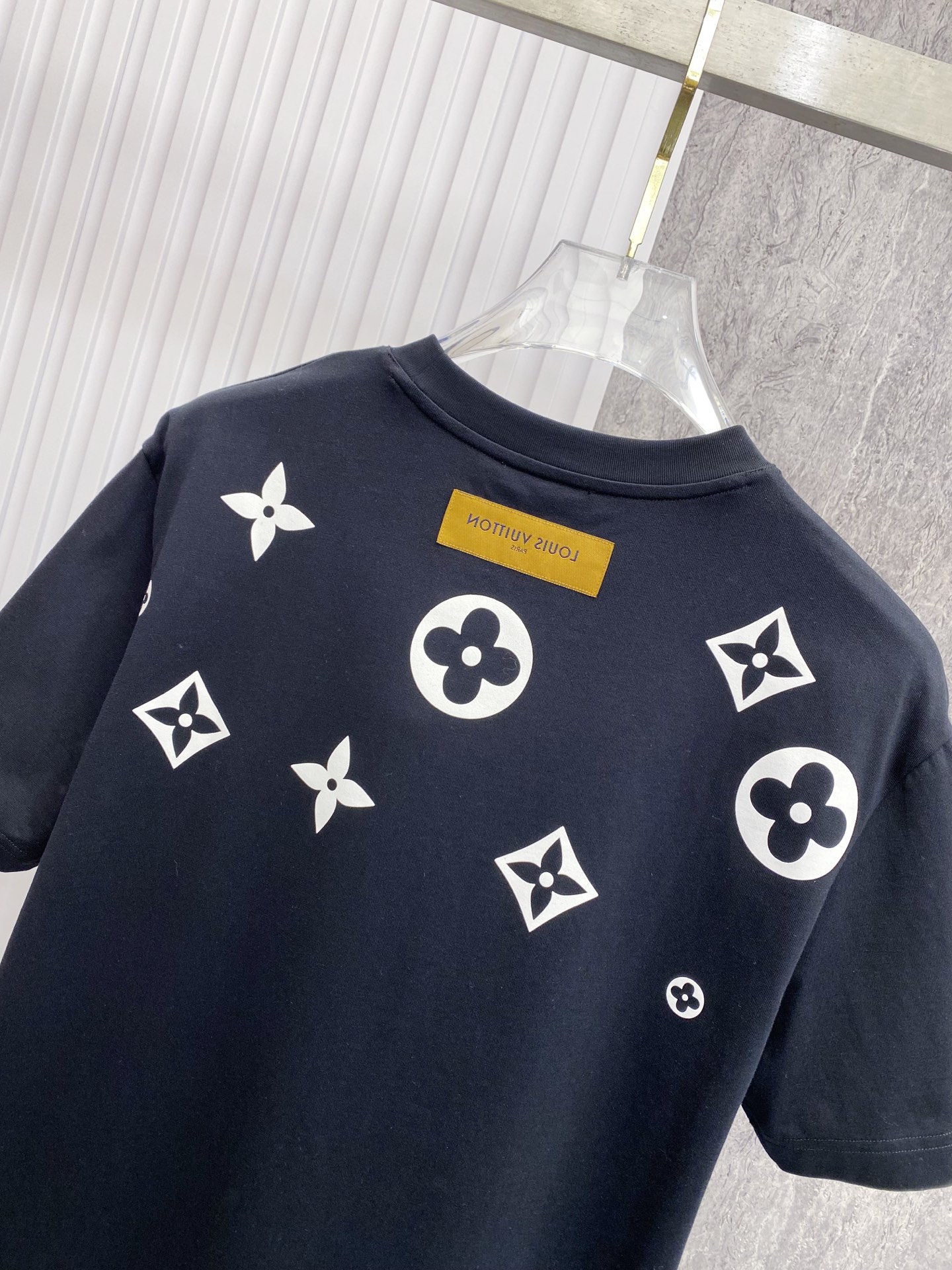 Louis Vuitton Basic Clothing Cotton Black S-l-xxl