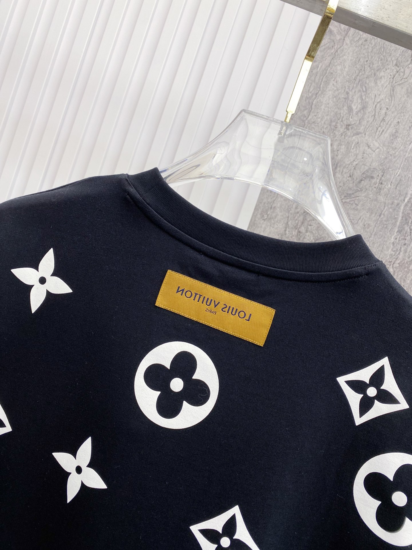 Louis Vuitton Basic Clothing Cotton Black S-l-xxl