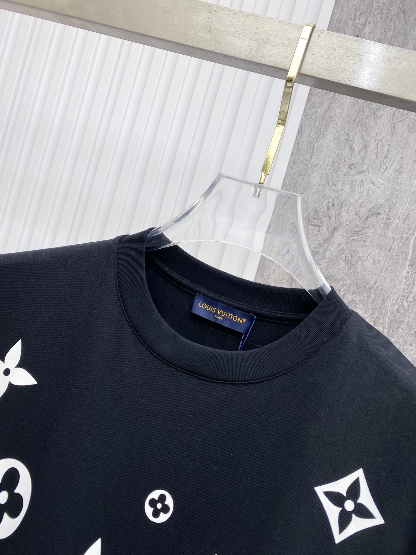 Louis Vuitton Basic Clothing Cotton Black S-l-xxl