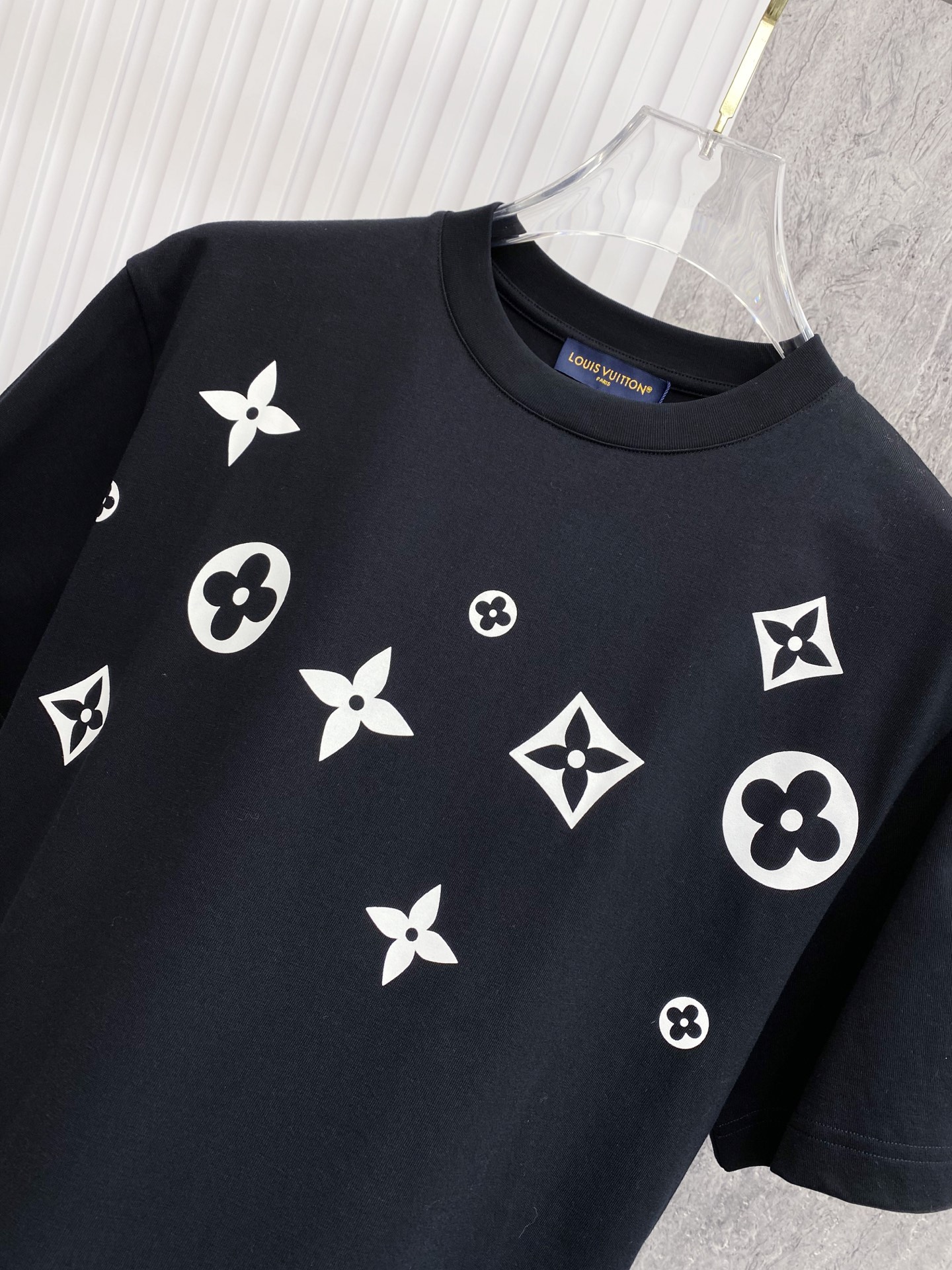 Louis Vuitton Basic Clothing Cotton Black S-l-xxl