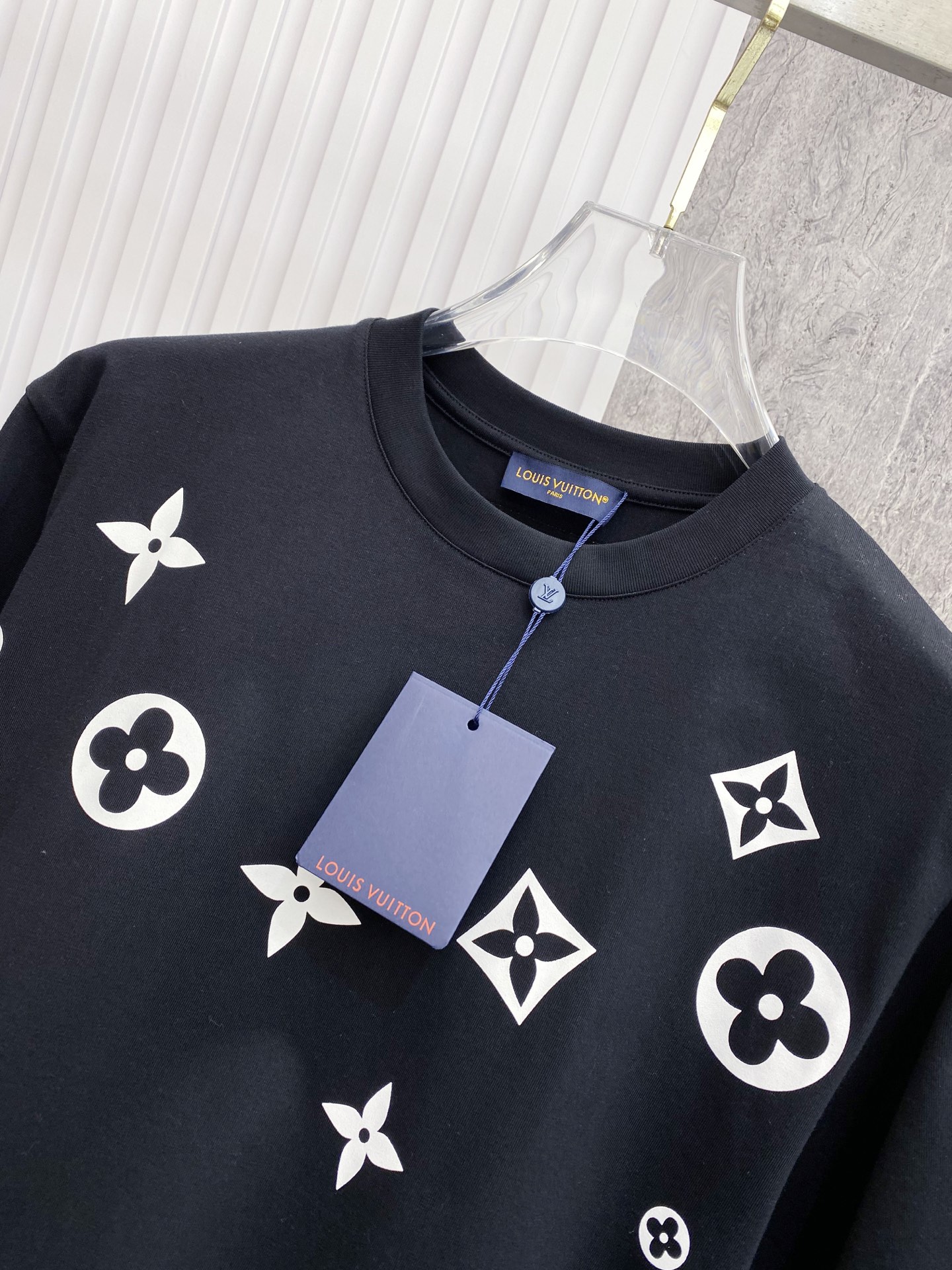 Louis Vuitton Basic Clothing Cotton Black S-l-xxl
