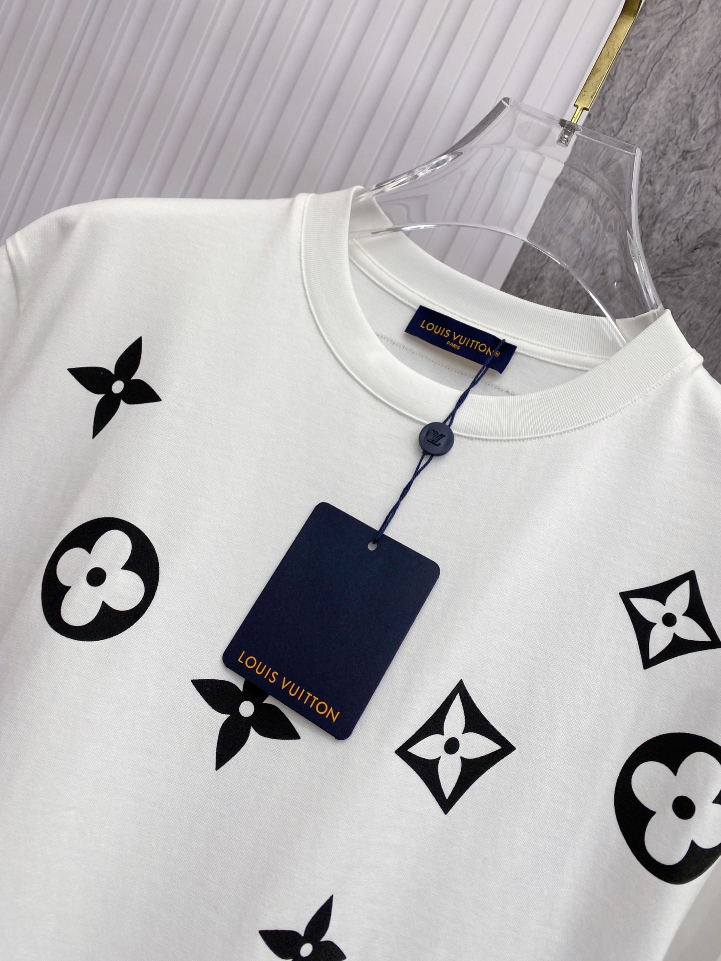 Louis Vuitton Basic Clothing Cotton Black S-l-xxl