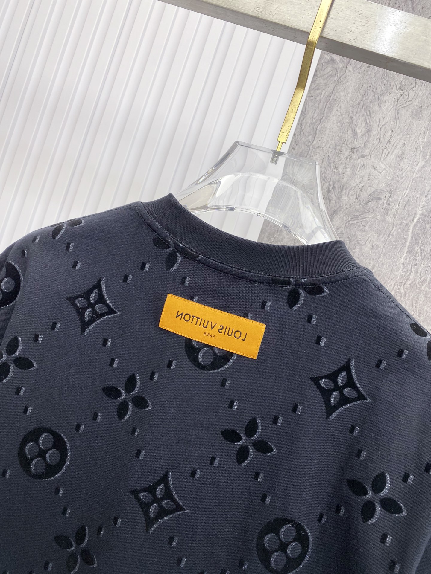 Louis Vuitton Basic Clothing Cotton Black S-l-xxl