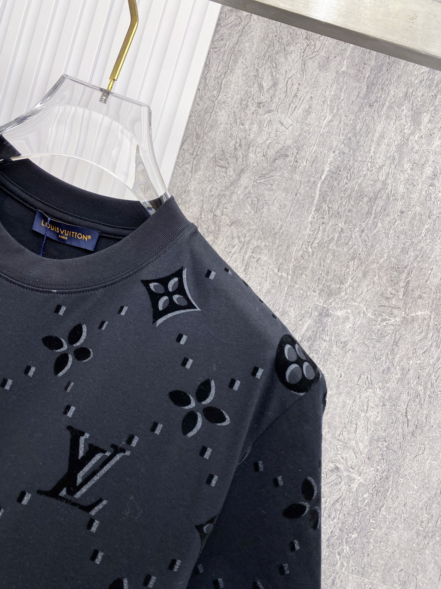 Louis Vuitton Basic Clothing Cotton Black S-l-xxl