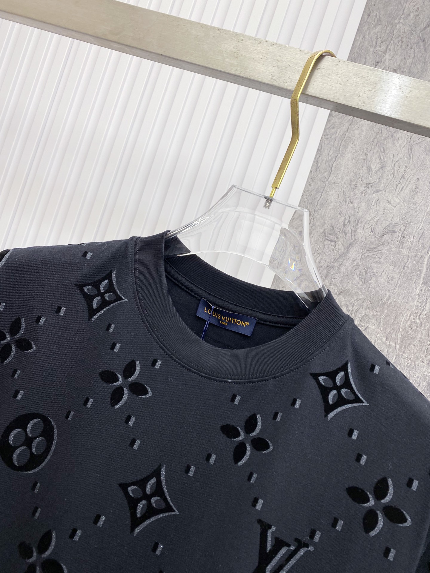 Louis Vuitton Basic Clothing Cotton Black S-l-xxl