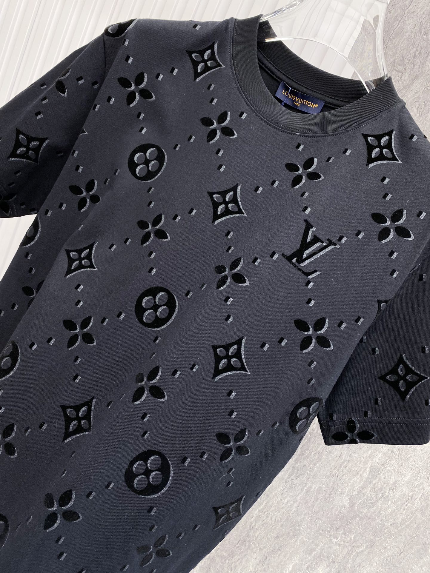 Louis Vuitton Basic Clothing Cotton Black S-l-xxl