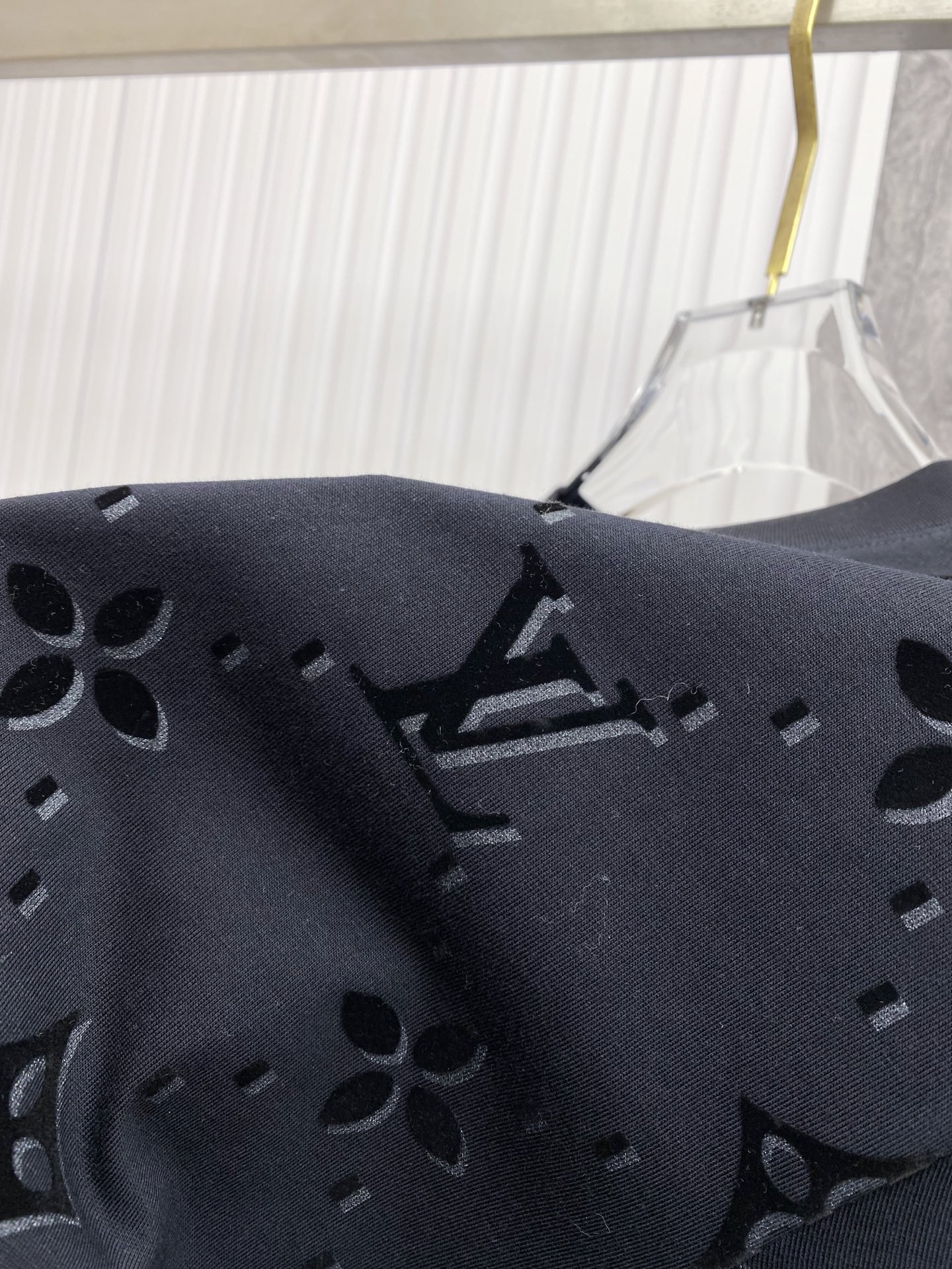 Louis Vuitton Basic Clothing Cotton Black S-l-xxl