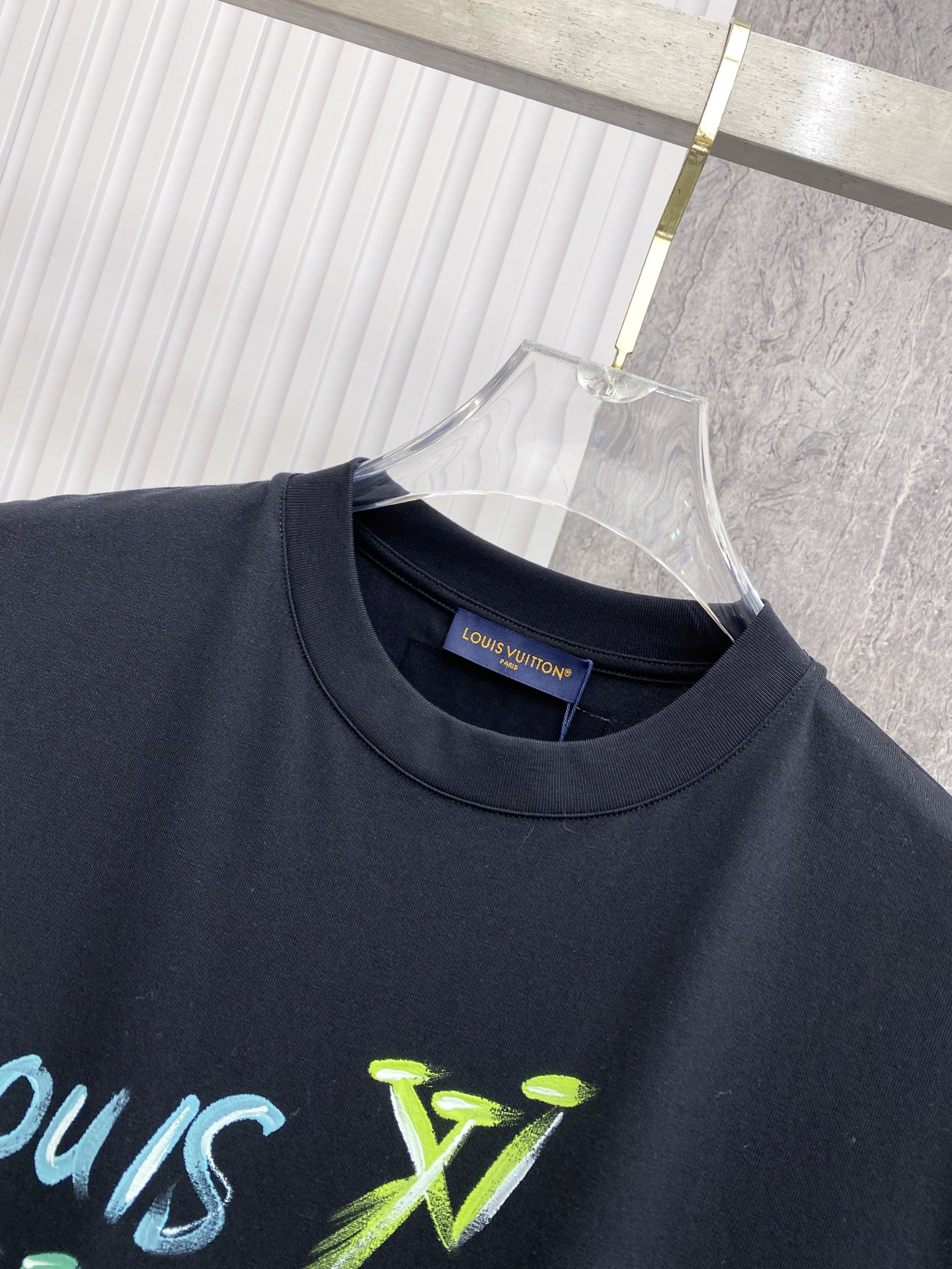 Louis Vuitton Basic Clothing Cotton Black S-l-xxl