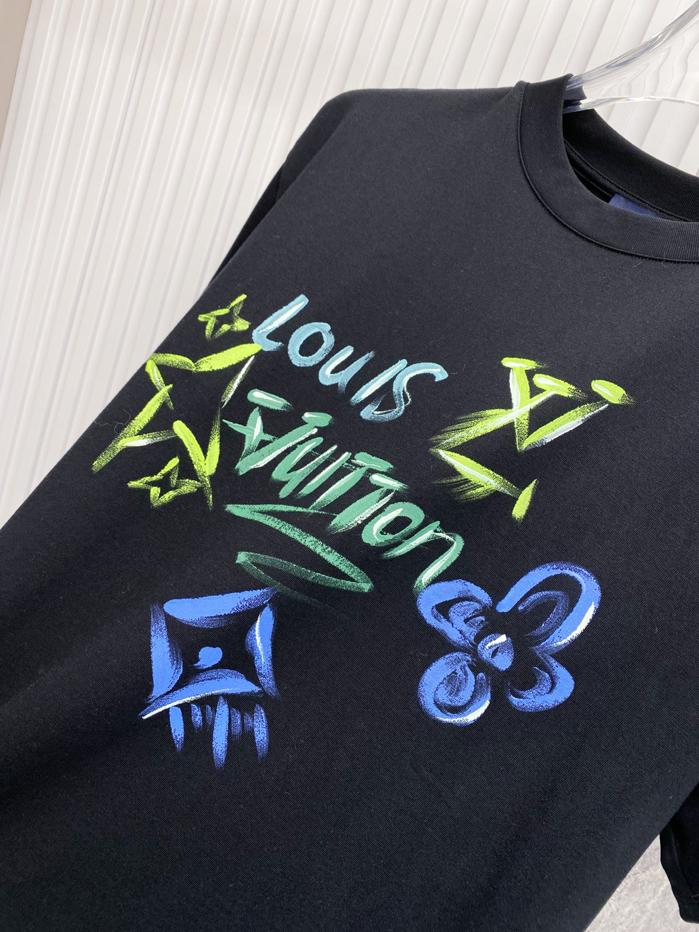 Louis Vuitton Basic Clothing Cotton Black S-l-xxl