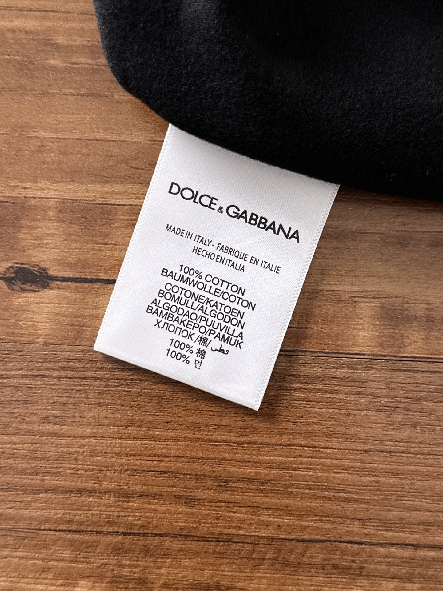 Dolcegabbana Male Basic Clothing Cotton S-l-xxl