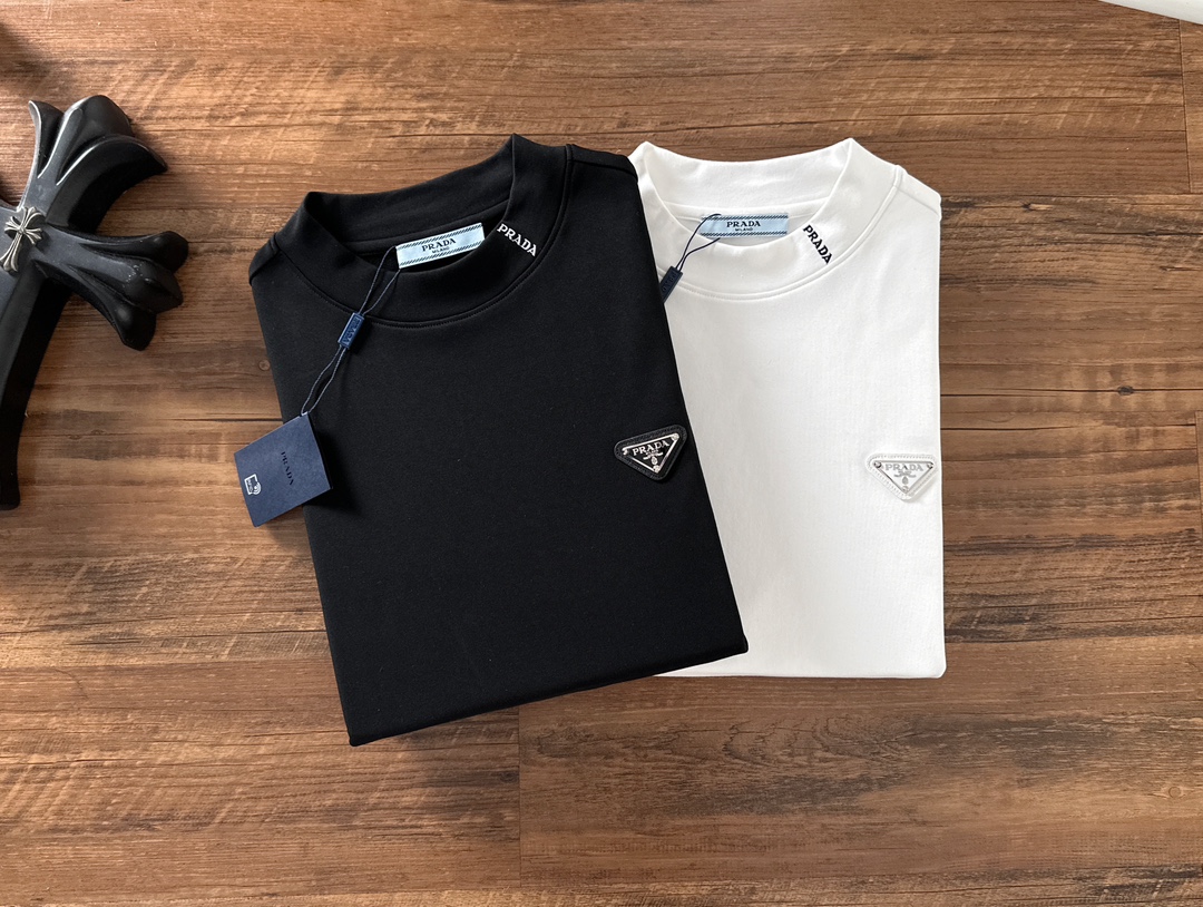 Prada Male Basic Clothing Cotton S-l-xxl